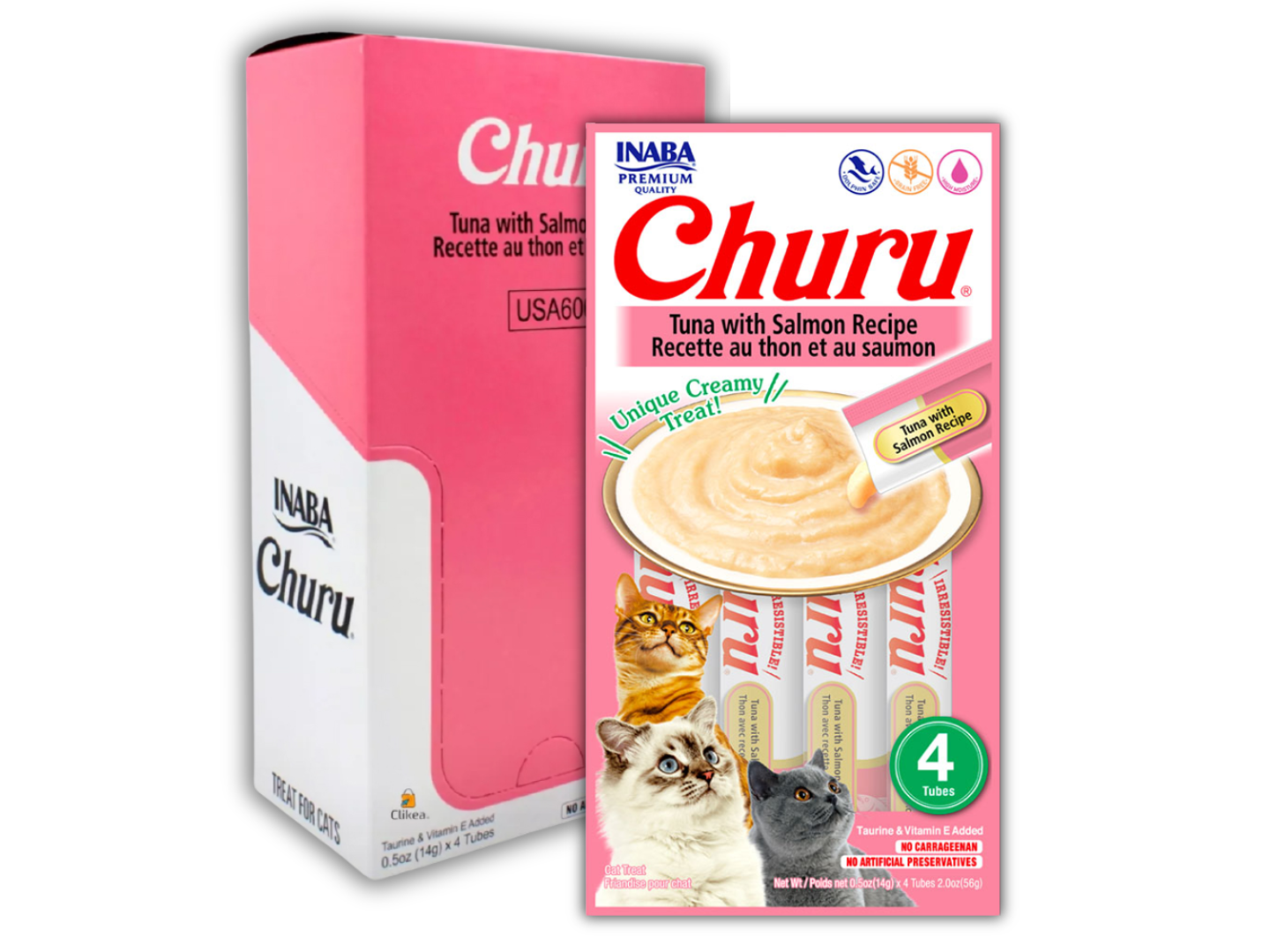 CHURU ATÙN Y SALMON C/4 PIEZAS