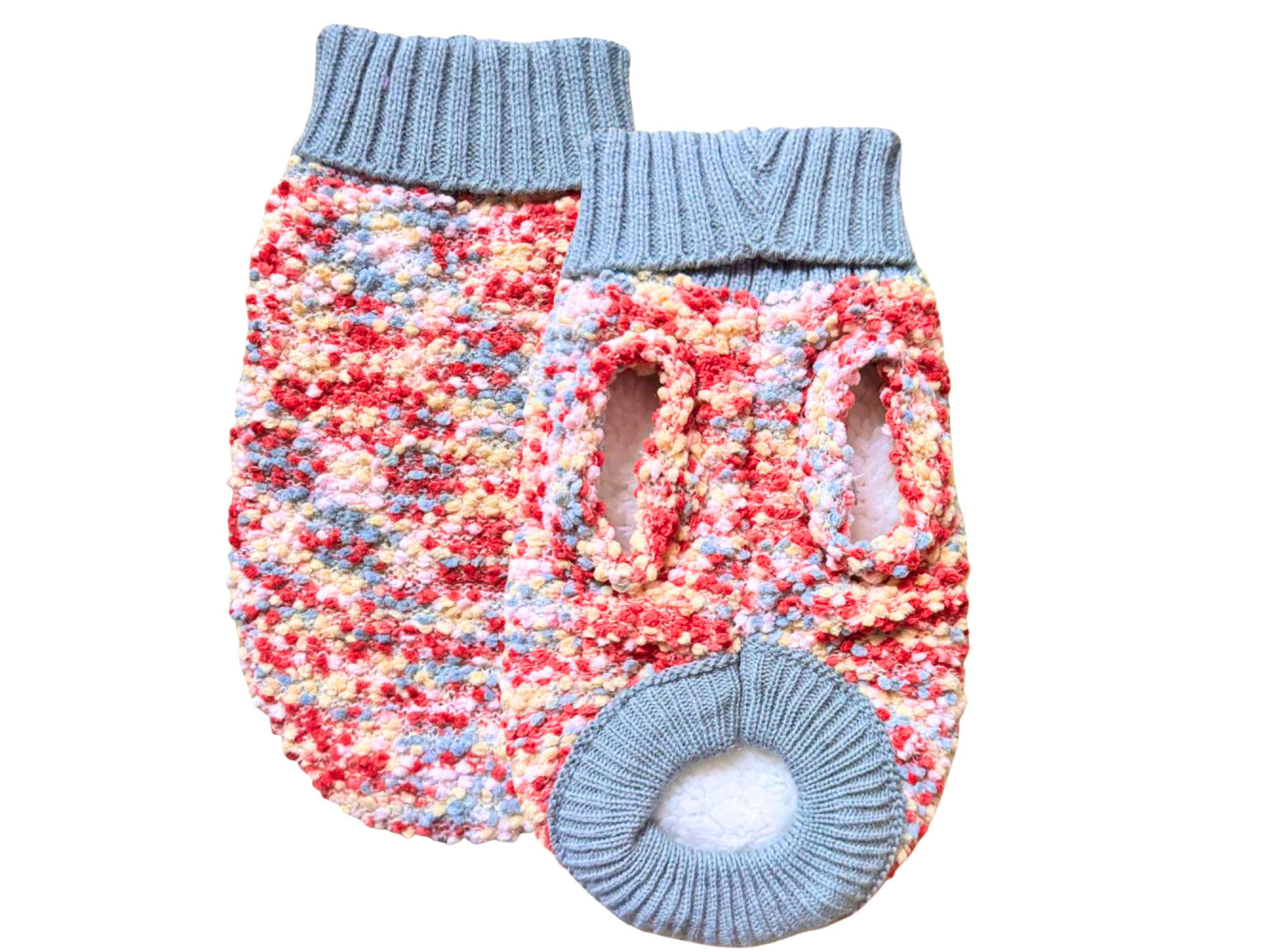 SUETER ACRILAN CON BORREGA CONFETTI