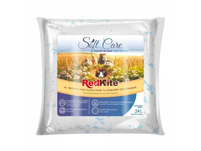 SUSTRATO DE PAPEL SOFT AND CARE 24L