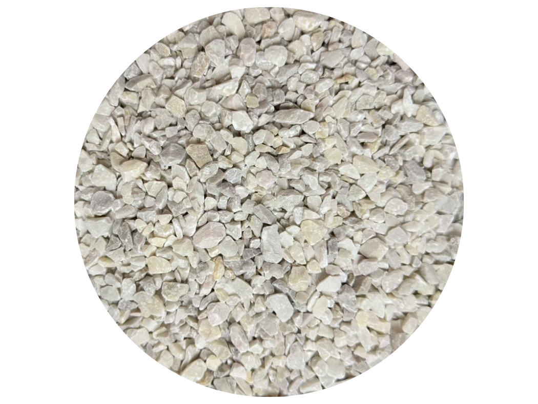 BULTO DE GRAVA P/ACUARIO MARMOLINA BLANCA 40 KG