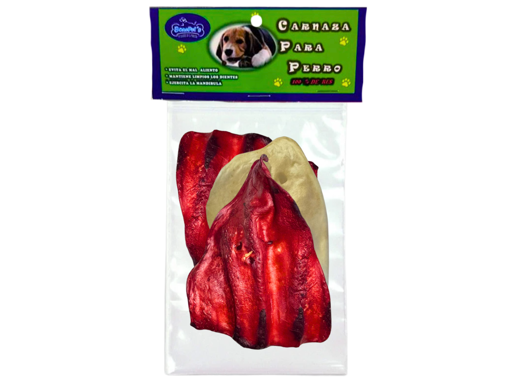 PAQUETE OREJAS DE CERDO 3 PZS AHUMADA Y NATURAL