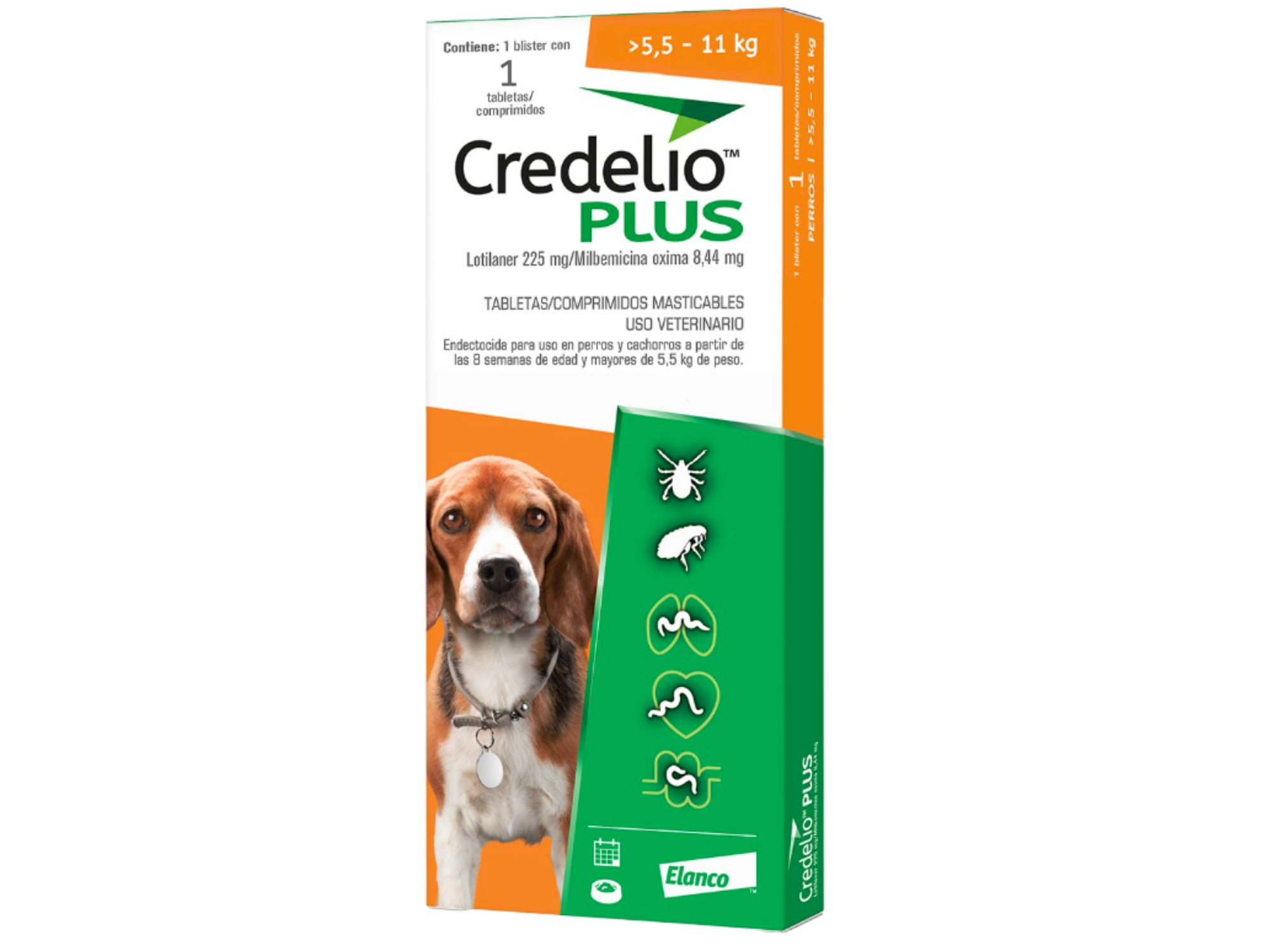CREDELIO PLUS ONE TAB (5.5-11 KG)