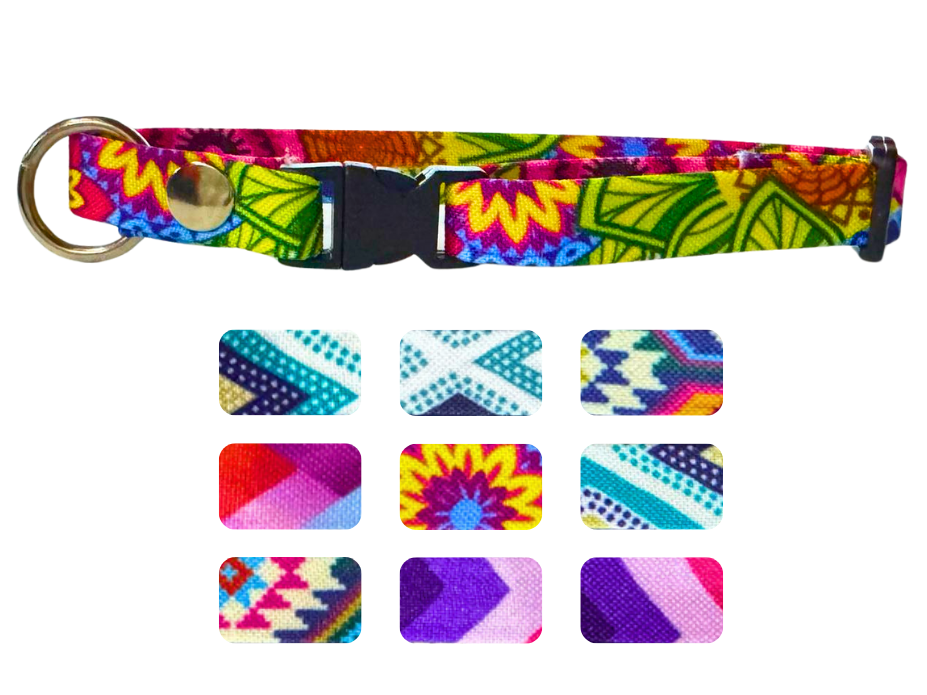 BON105 - PAQUETE DE COLLARES 1/2 " CINTA HUICHOL 10 PSZ