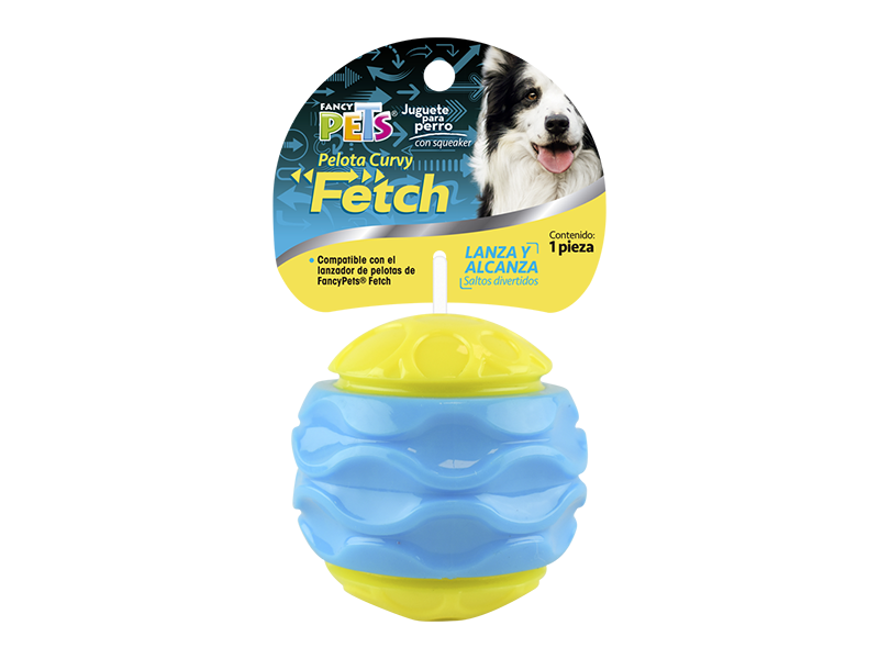 PELOTA CURVY C/SONIDO FETCH