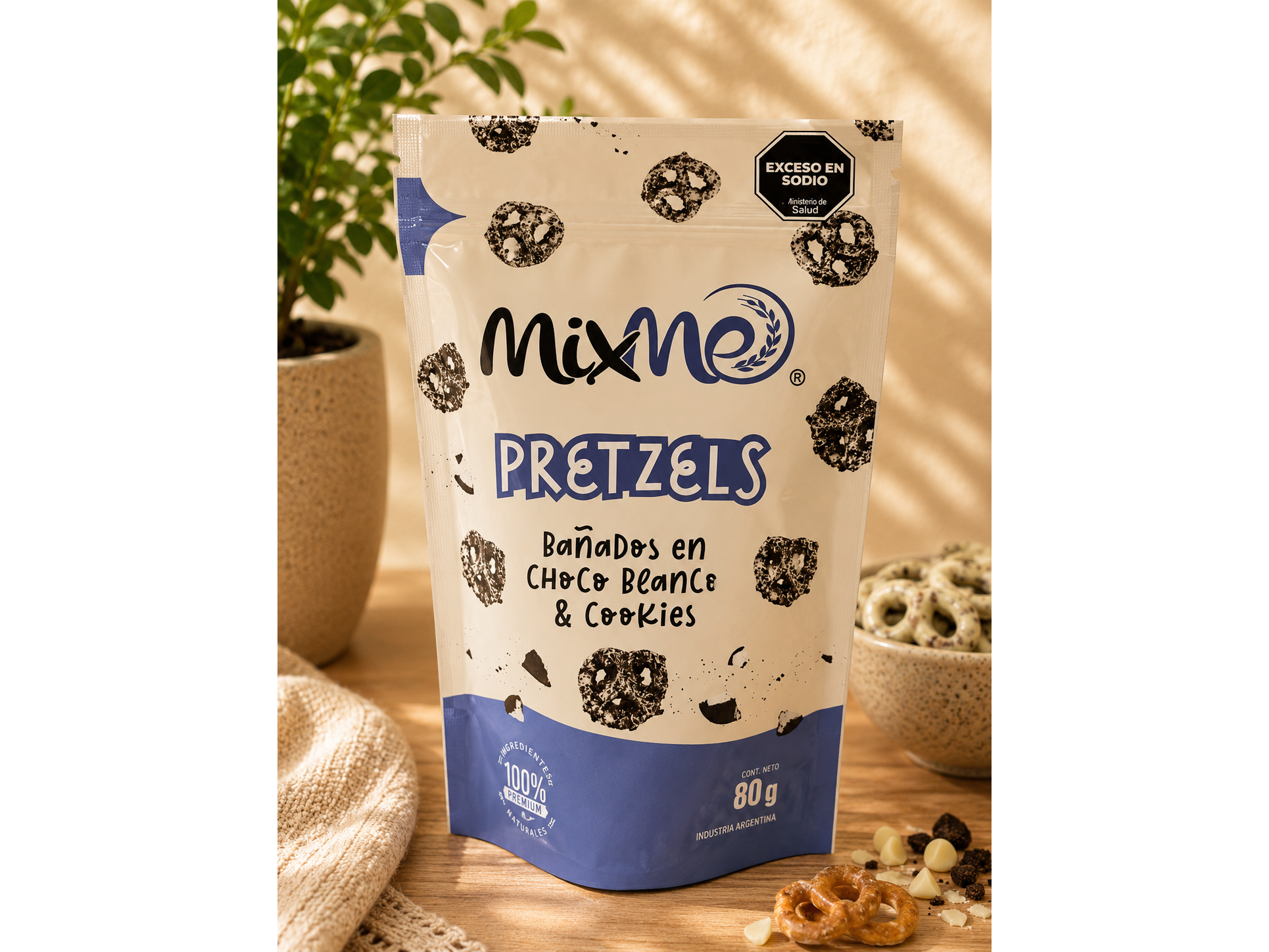 Pretzels MIXME blancos