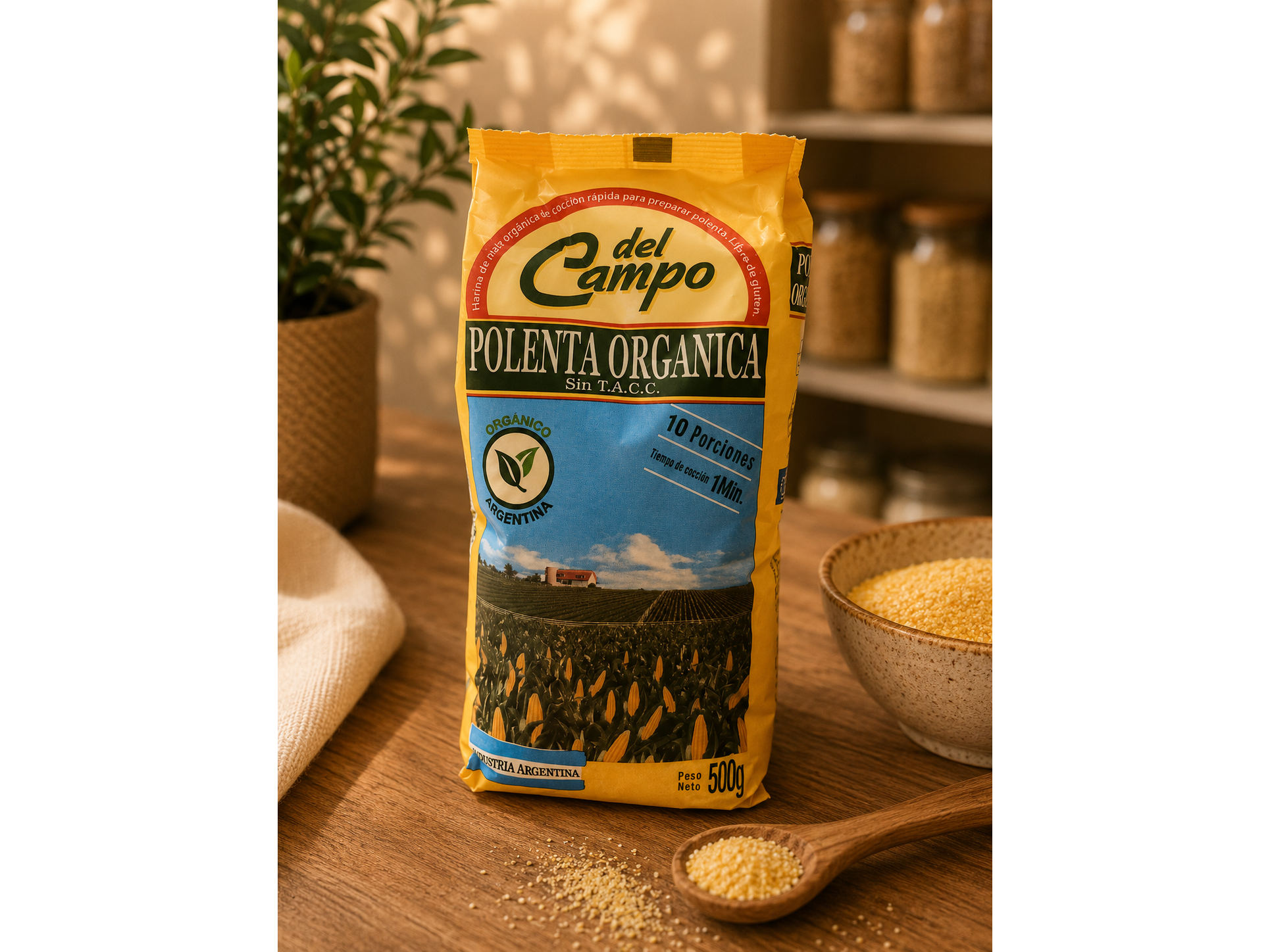 Polenta orgánica DEL CAMPO