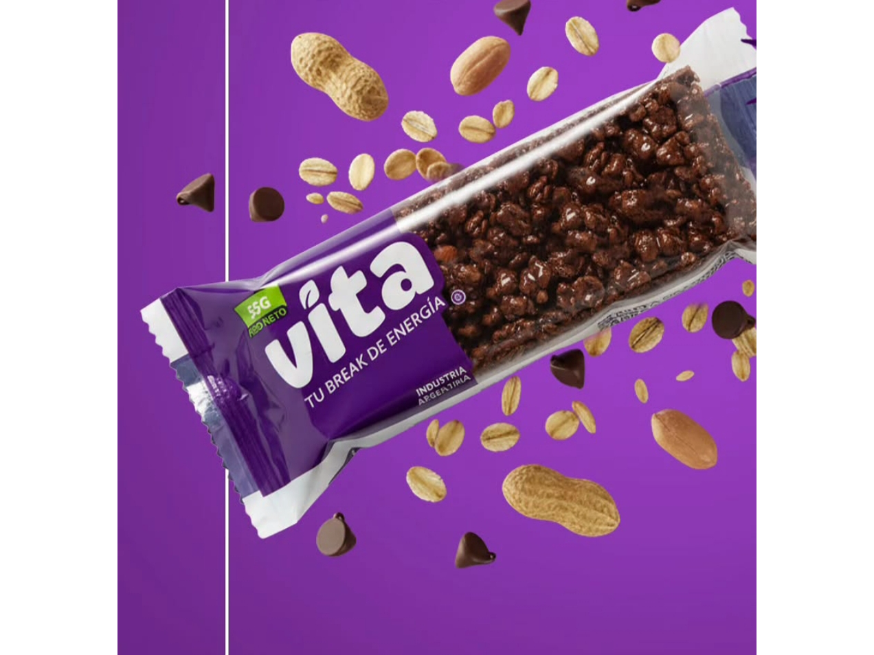 Barra de cereal VITA de chocolate