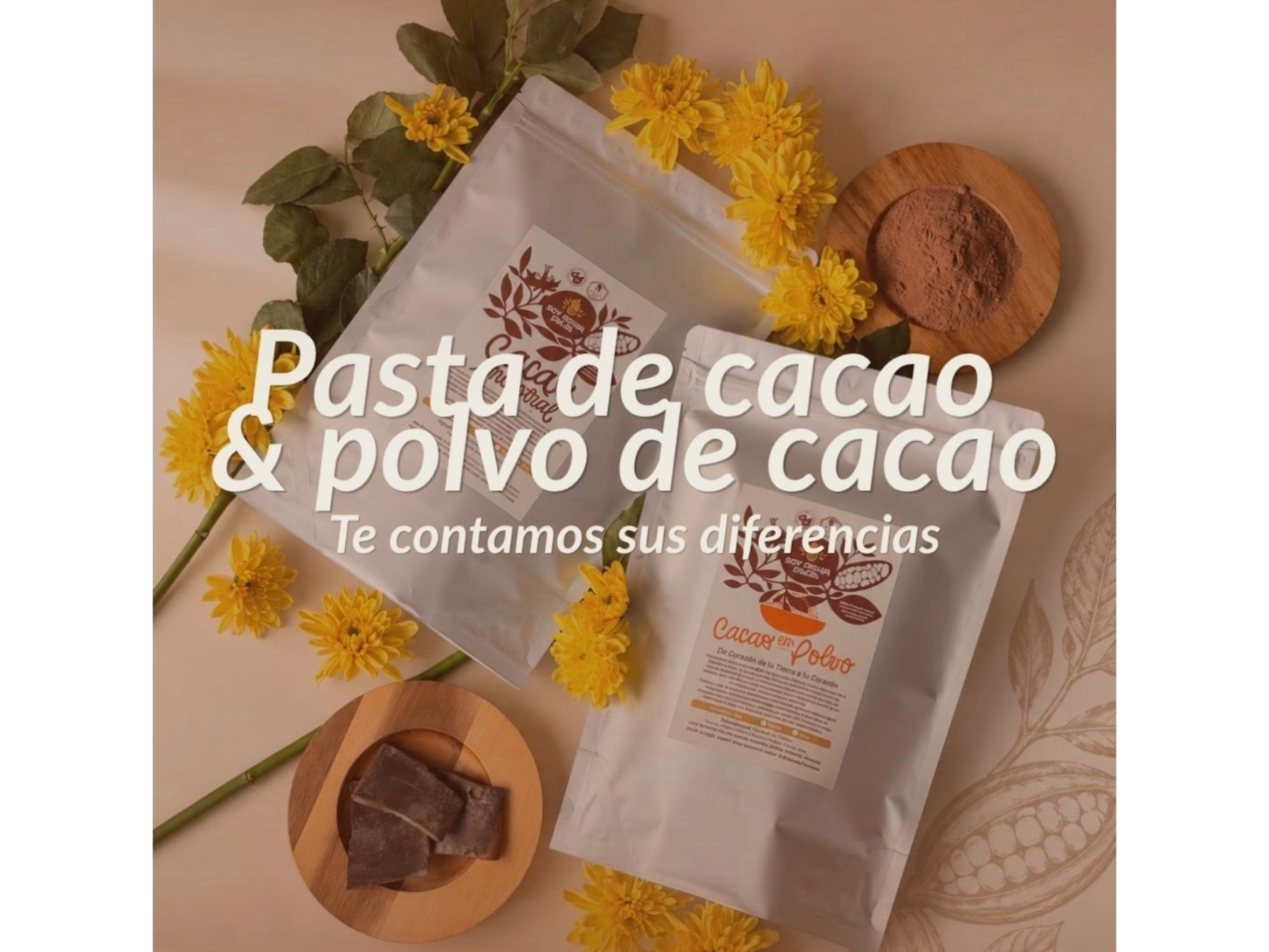 Cacao 100 % puro SIN ALCANIZAR
