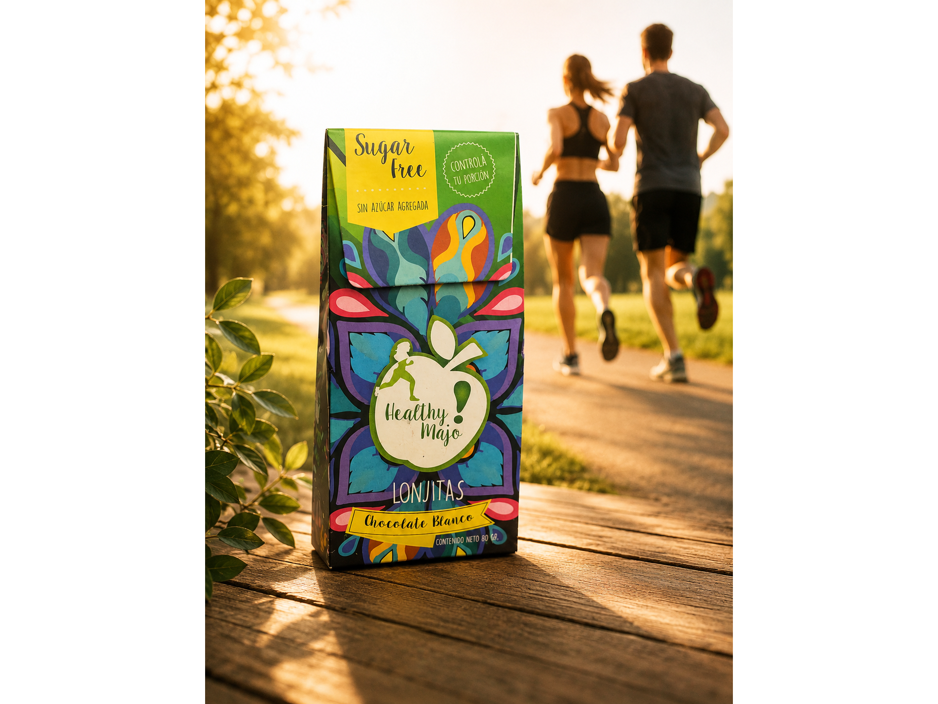 LONJITAS DE CHOCOLATE BLANCO HEALTHY MAJO