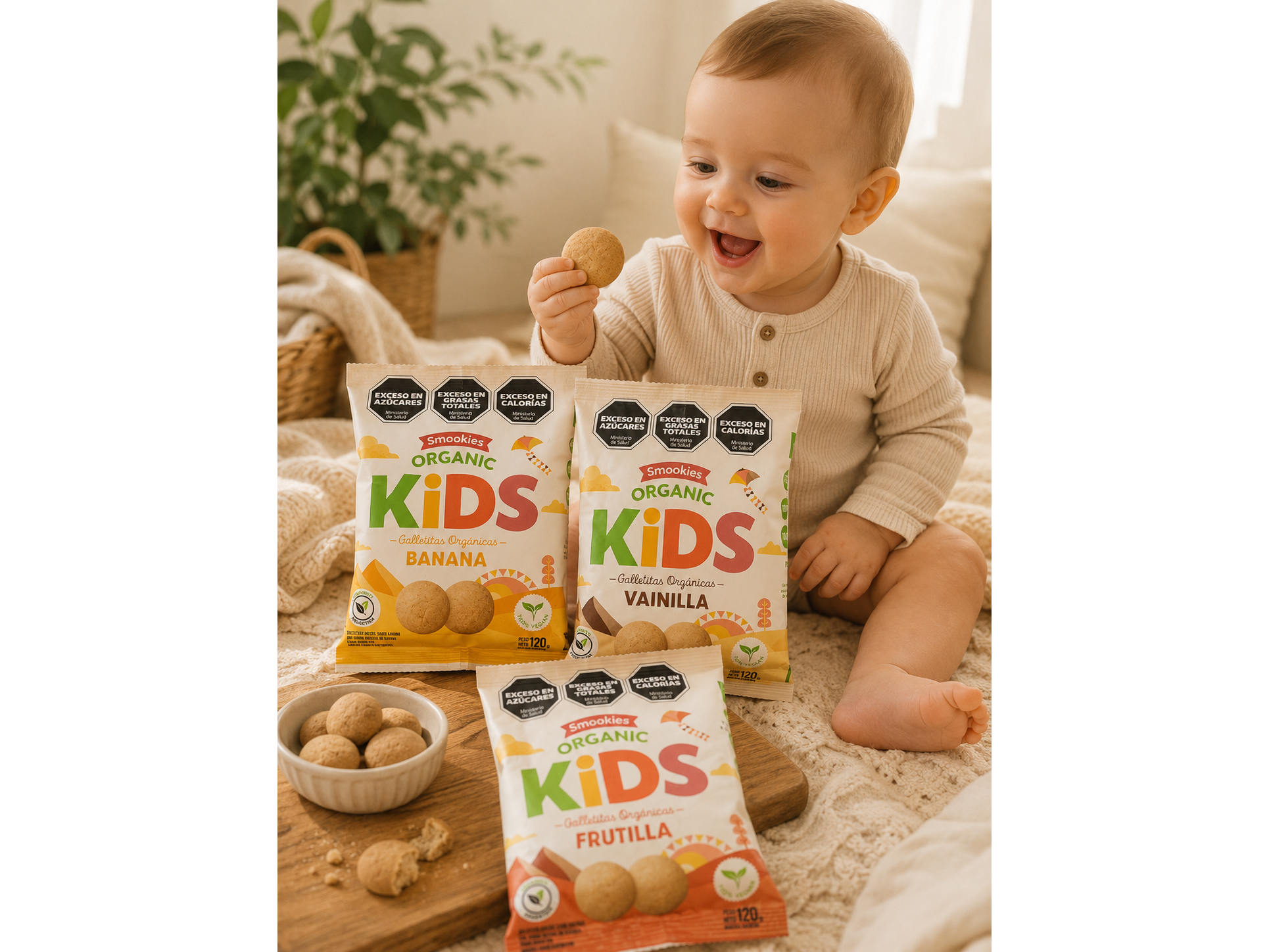 Galletas orgánicas KIDS SMOOKIES