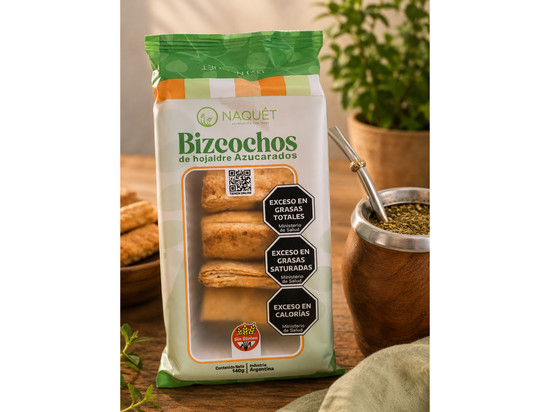 Bizcochos hojaldrados NAQUET