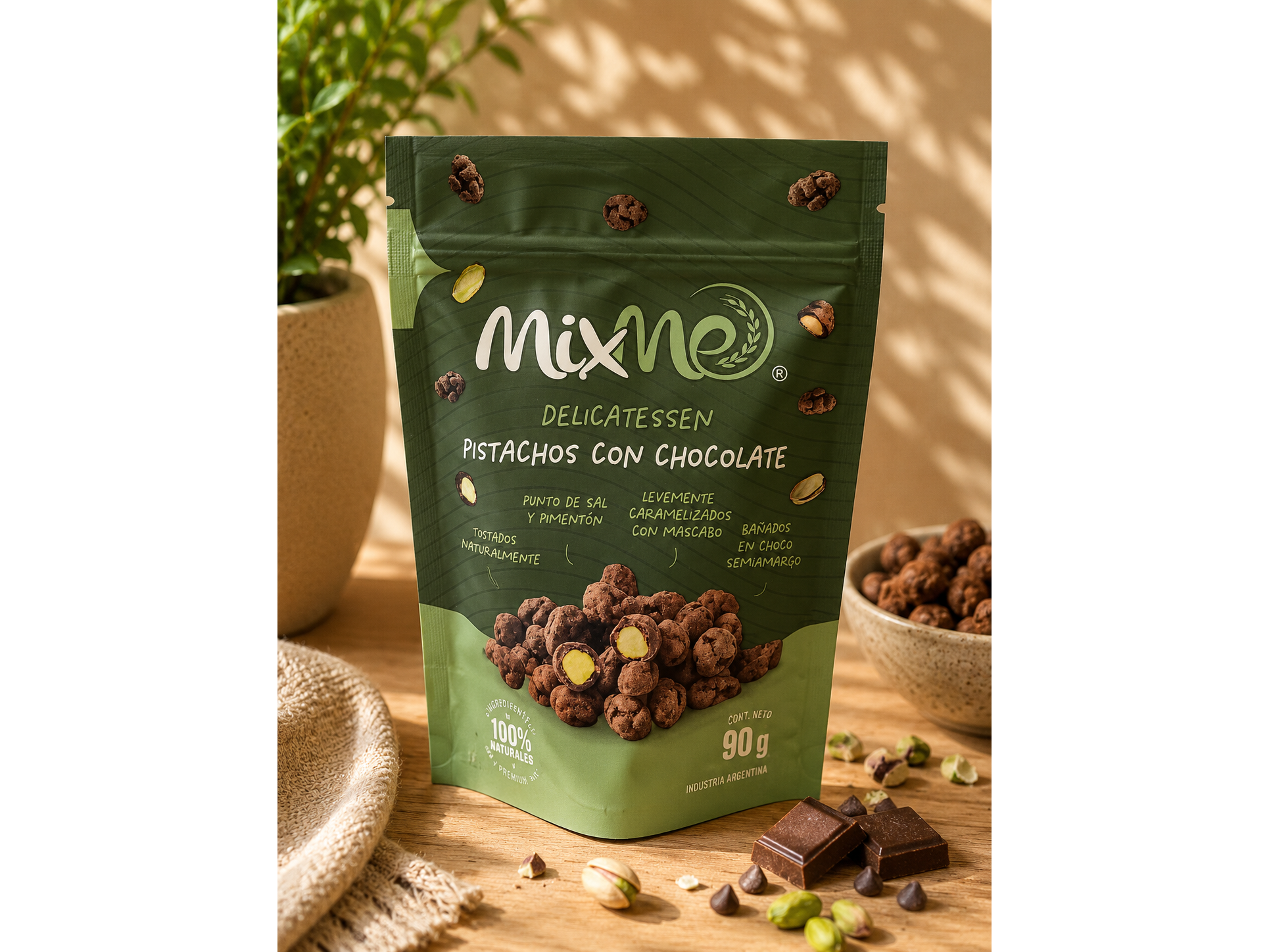 DELICATESSEN PISTACHO CON CHOCOLATE MIXME