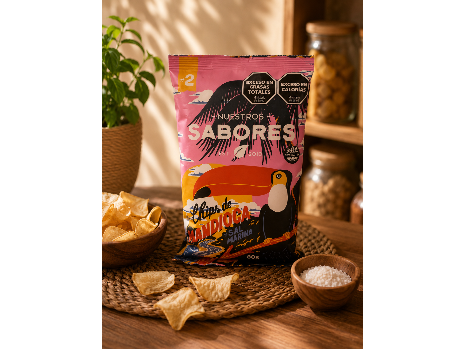 Chips de mandioca SABORES