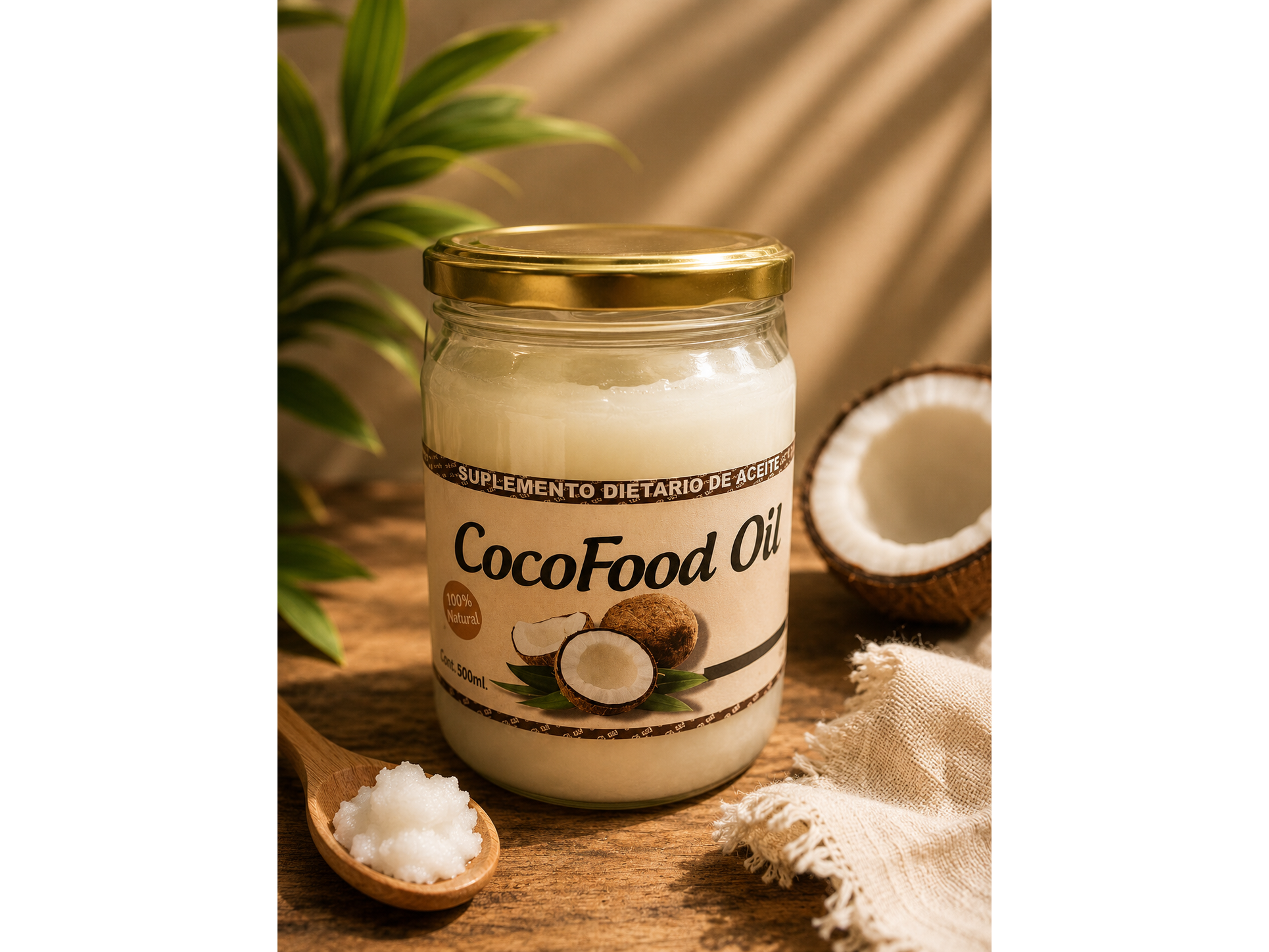 Aceite de coco COCOFOOD