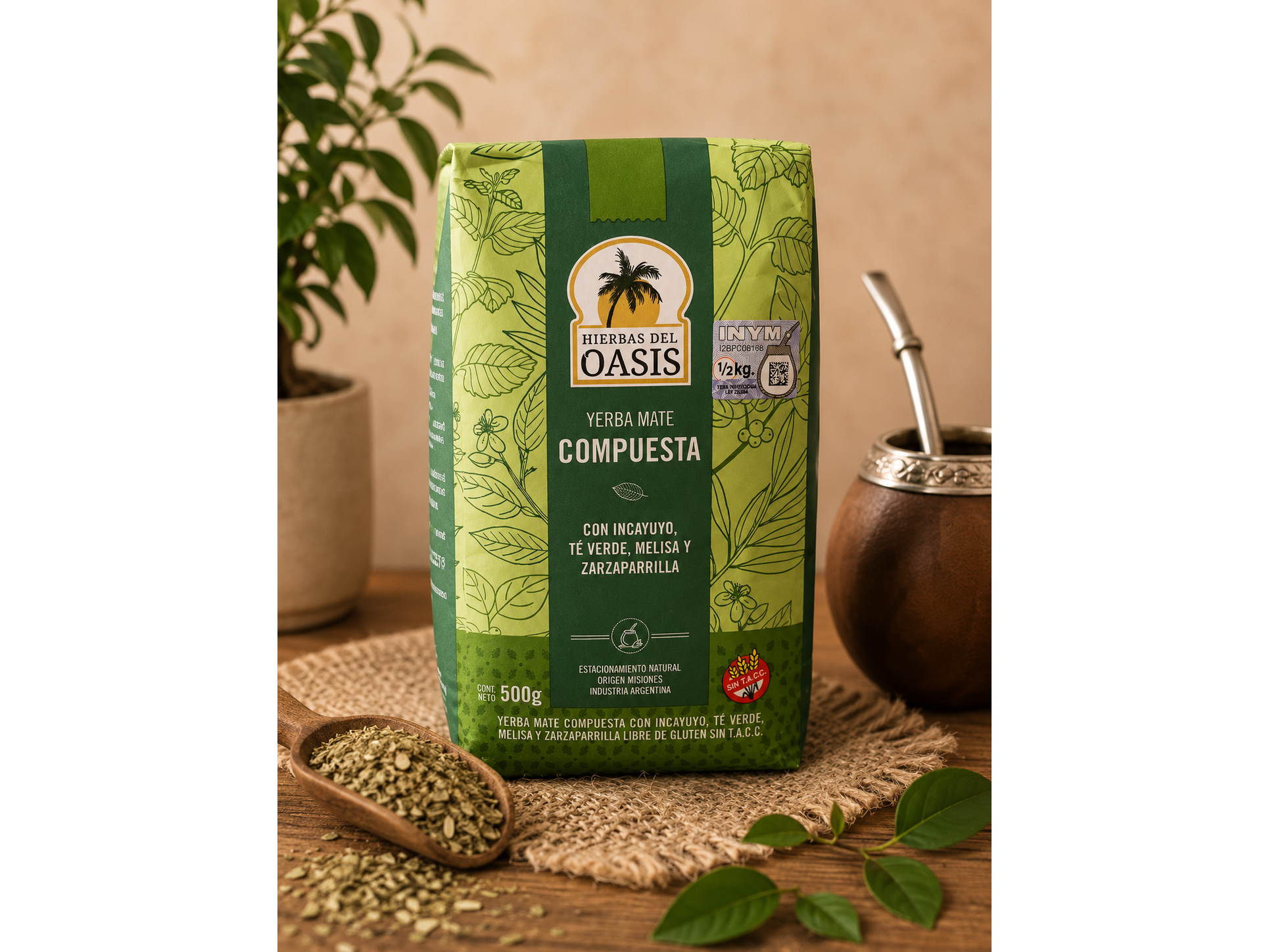 YERBA COMPUESTA OASIS X 500GRS.