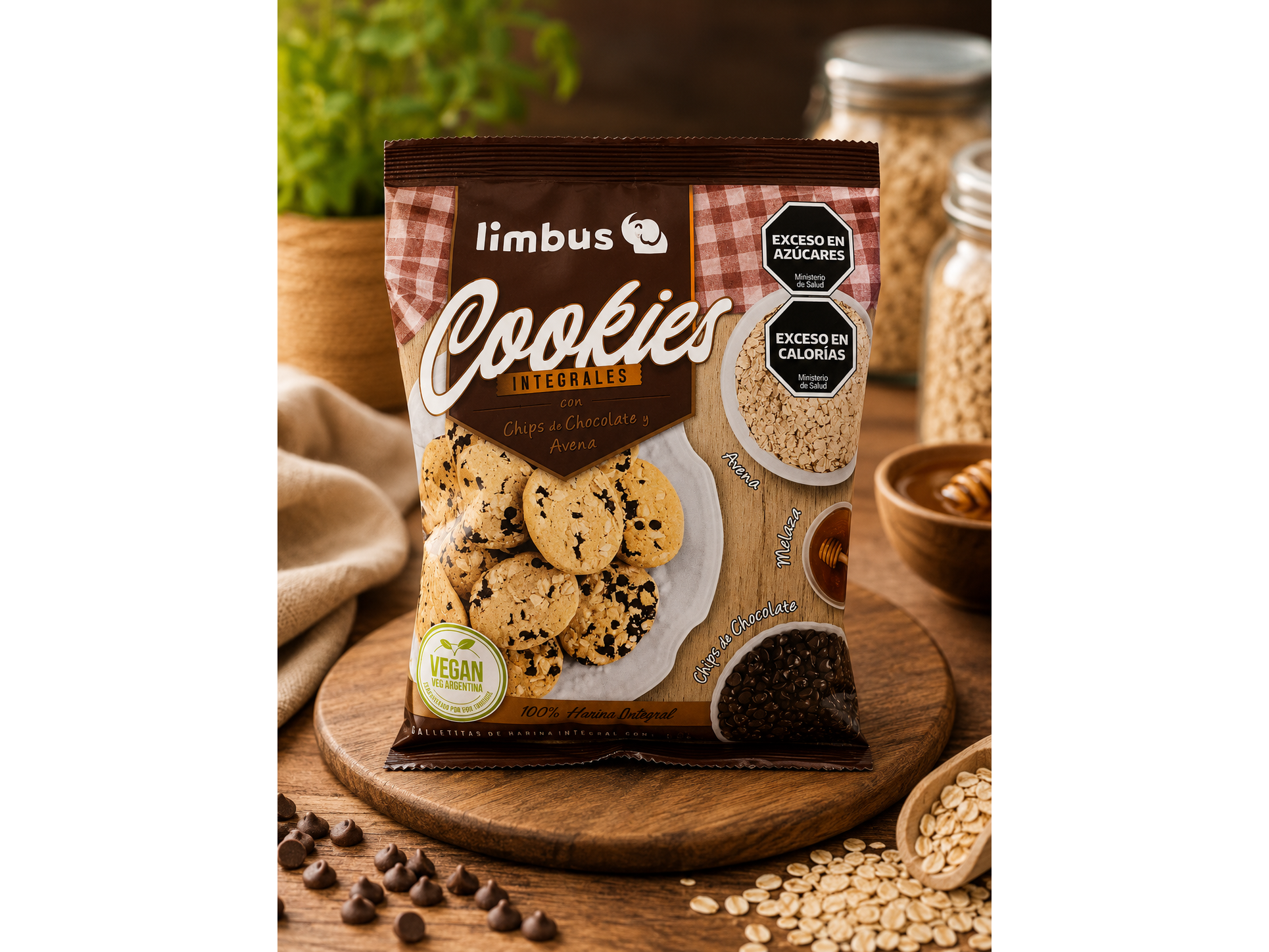 COOKIES INTEGRALES x 160 GRS.