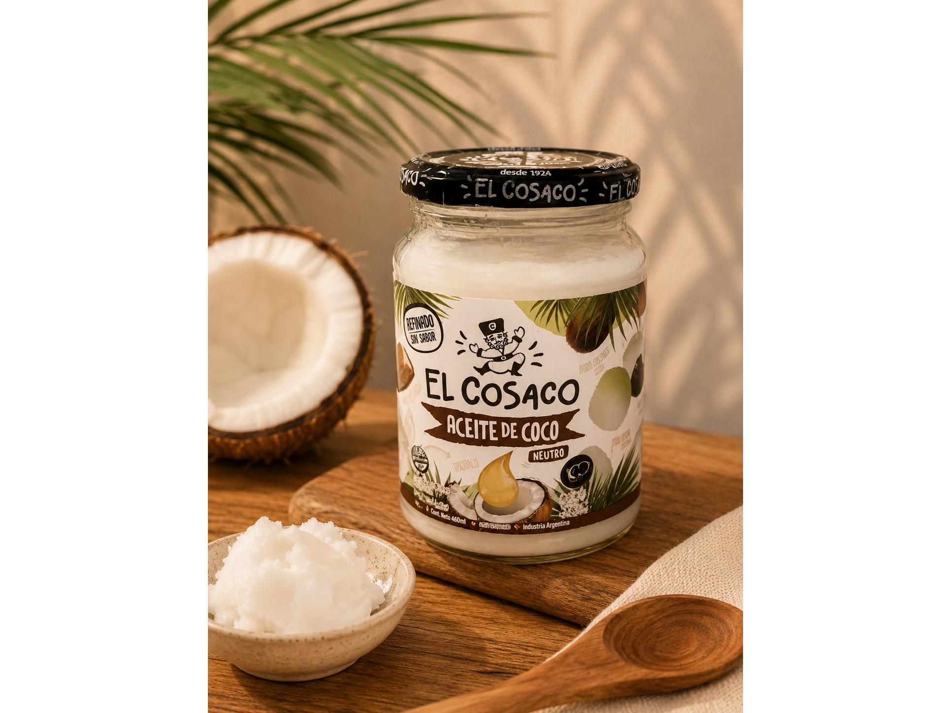 Aceite de coco neutro EL COSACO