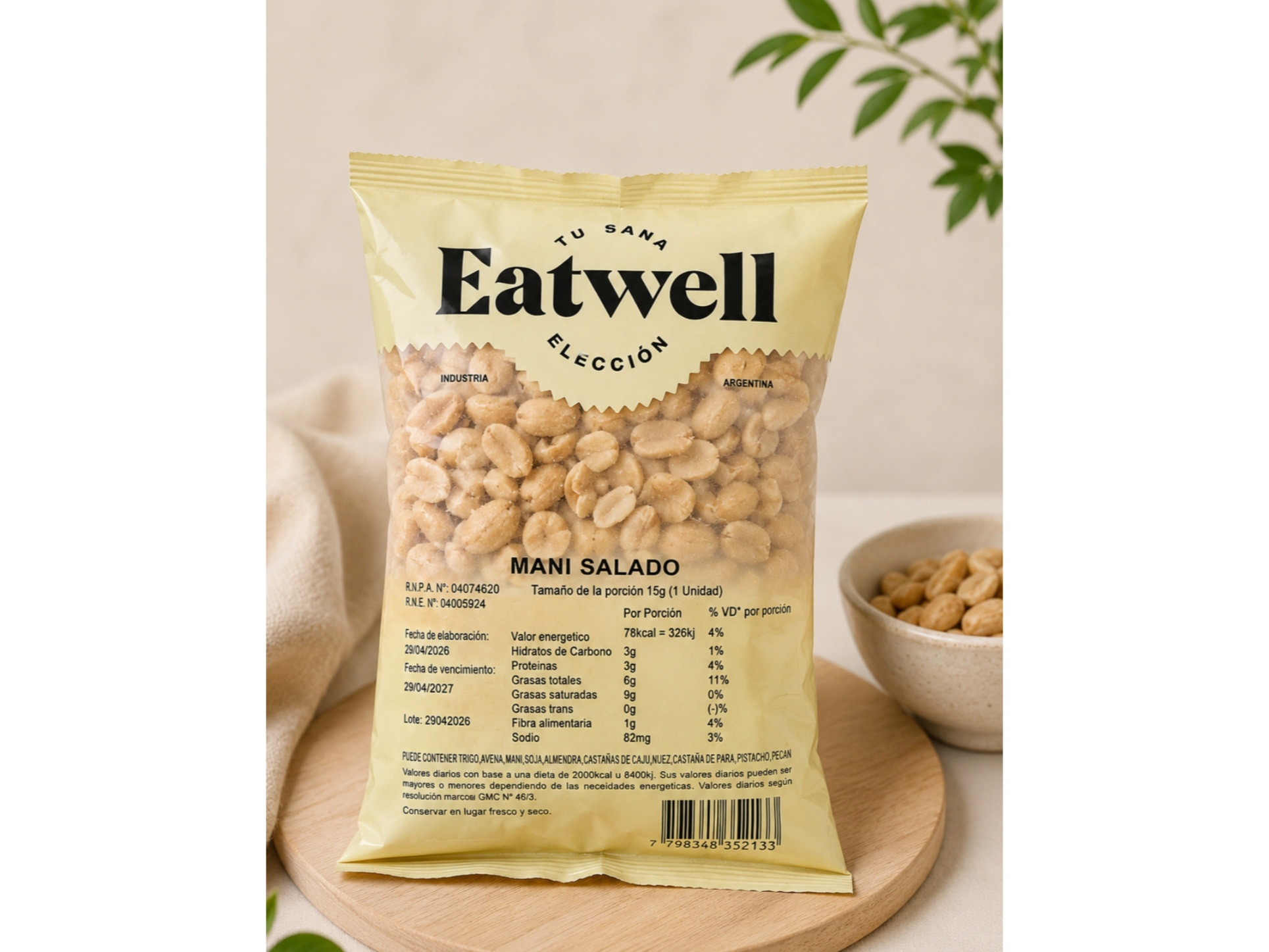 Maní salado EATWEEL