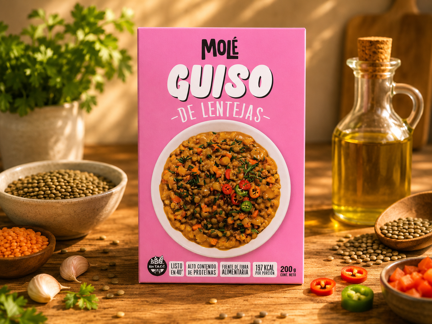 Guiso de lentejas MOLE