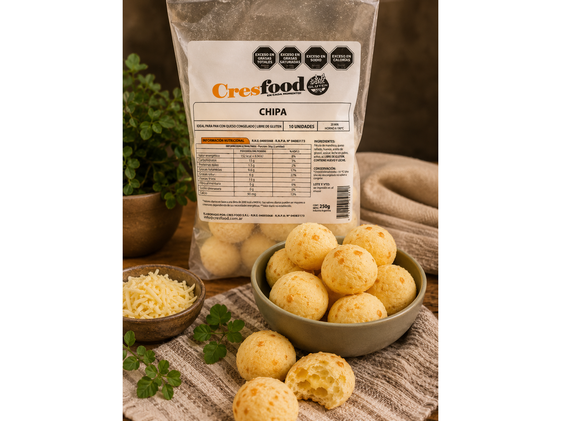 Chipa CRESFOOD SIN TACC