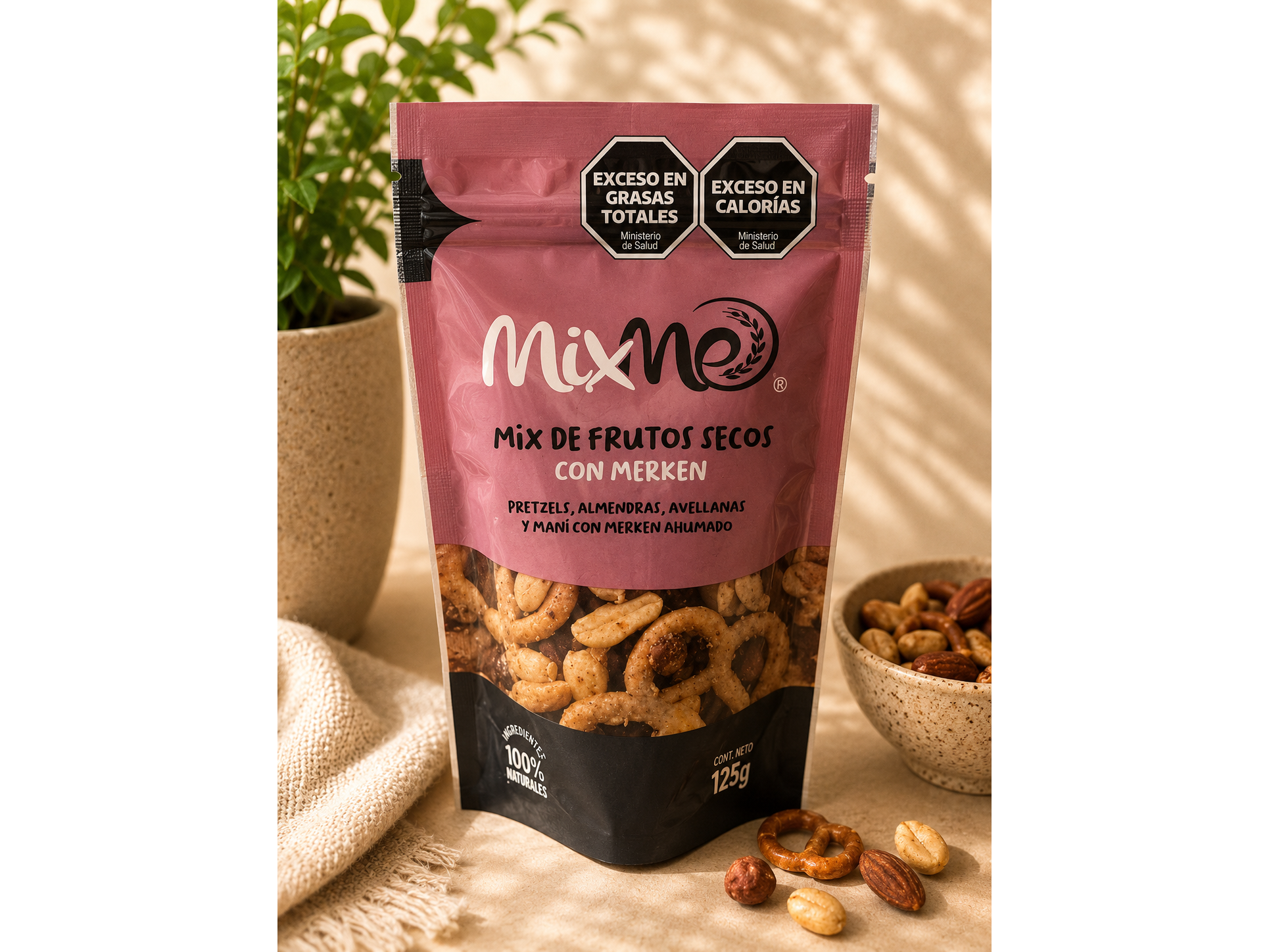 Mix frutos secos con MERKEN MIXME