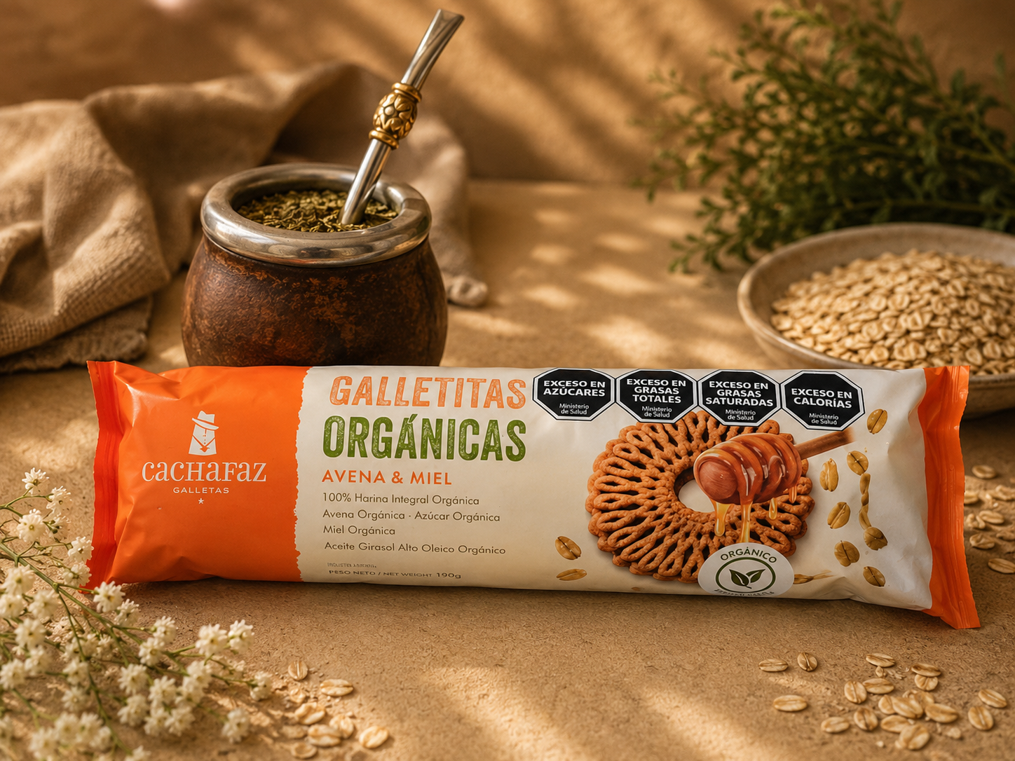 Galletas orgánicas CACHAFAZ