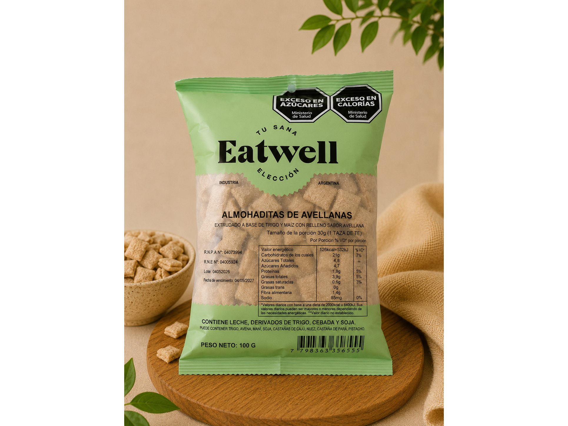 Almohaditas de Avellana EATWELL