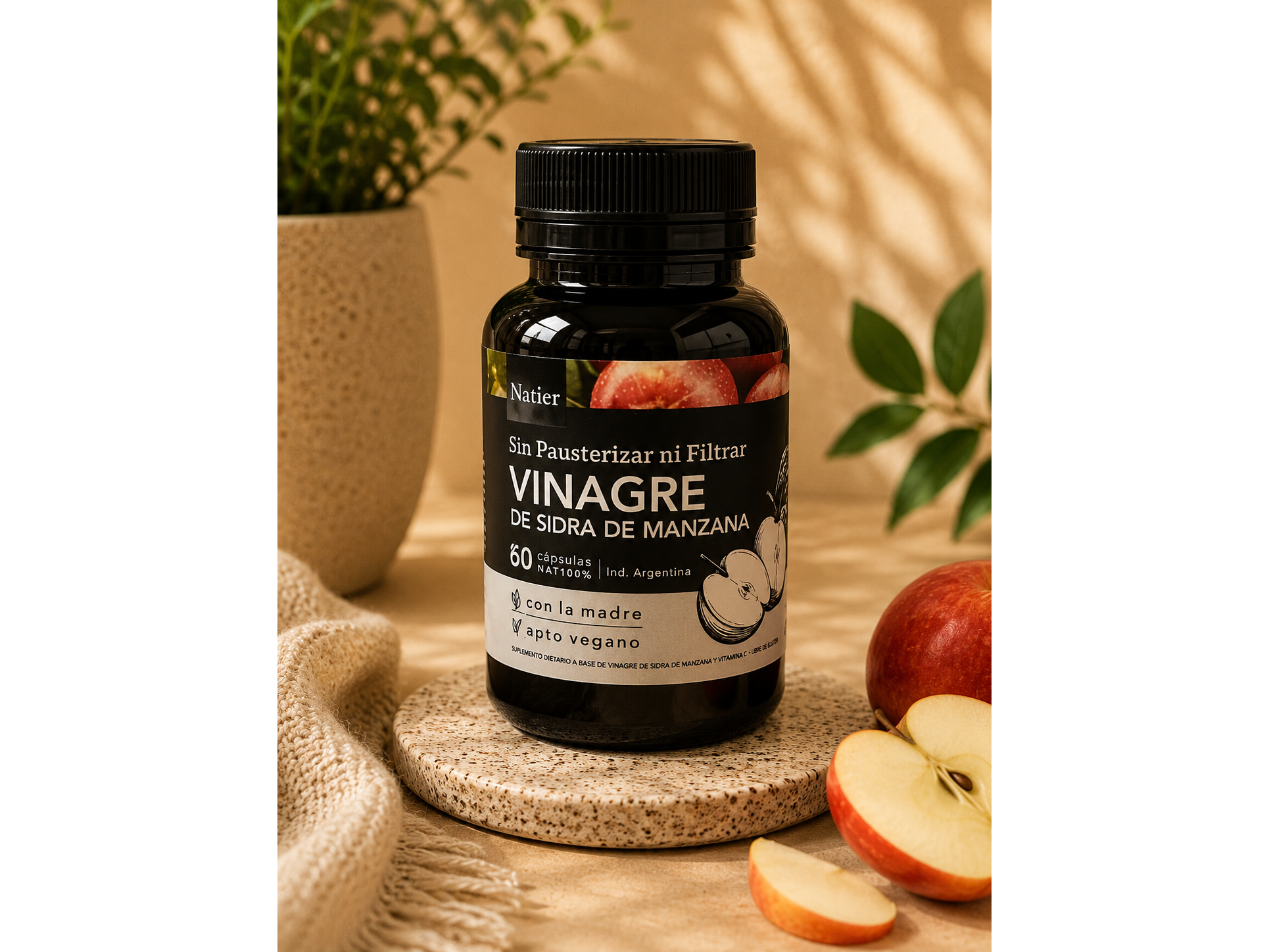VINAGRE DE SIDRA DE MANZANA NATIER