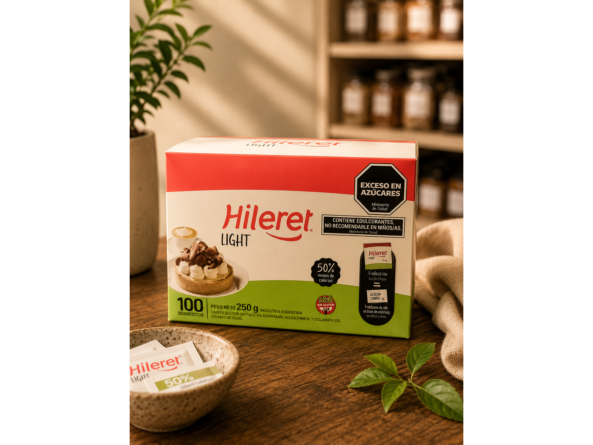 Edulcorante en sobre HILERET LIGHT