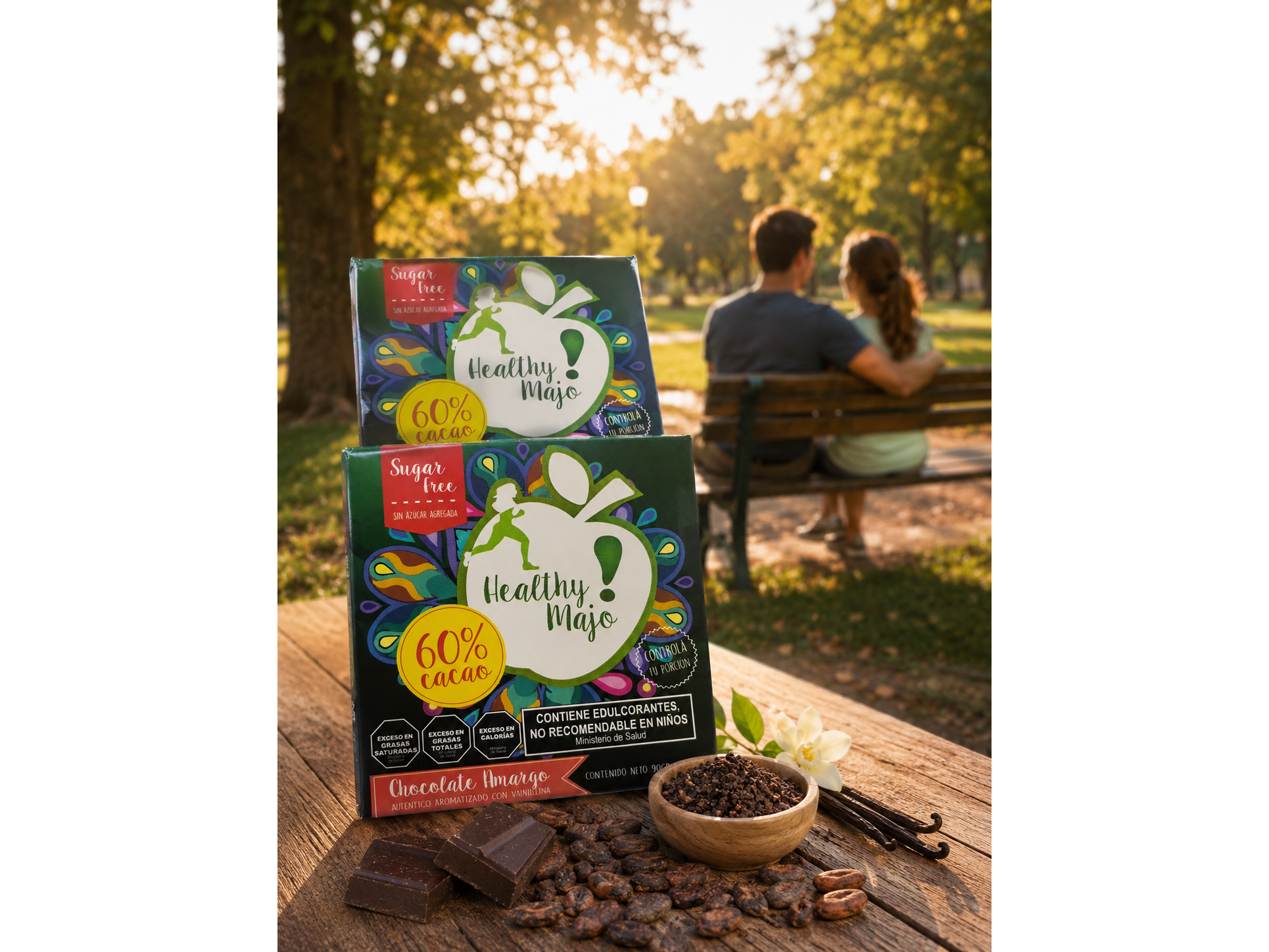 Chocolate HEALTHY MAJO x 90 grs.