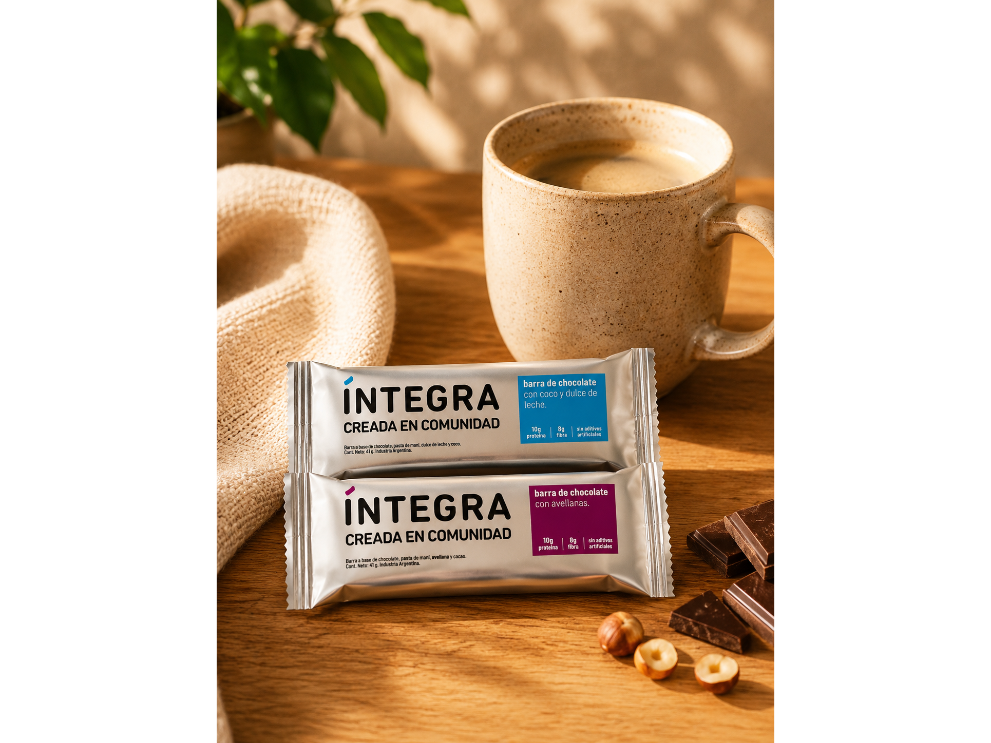 Barra de chocolate INTEGRA  ( SIN SELLOS)