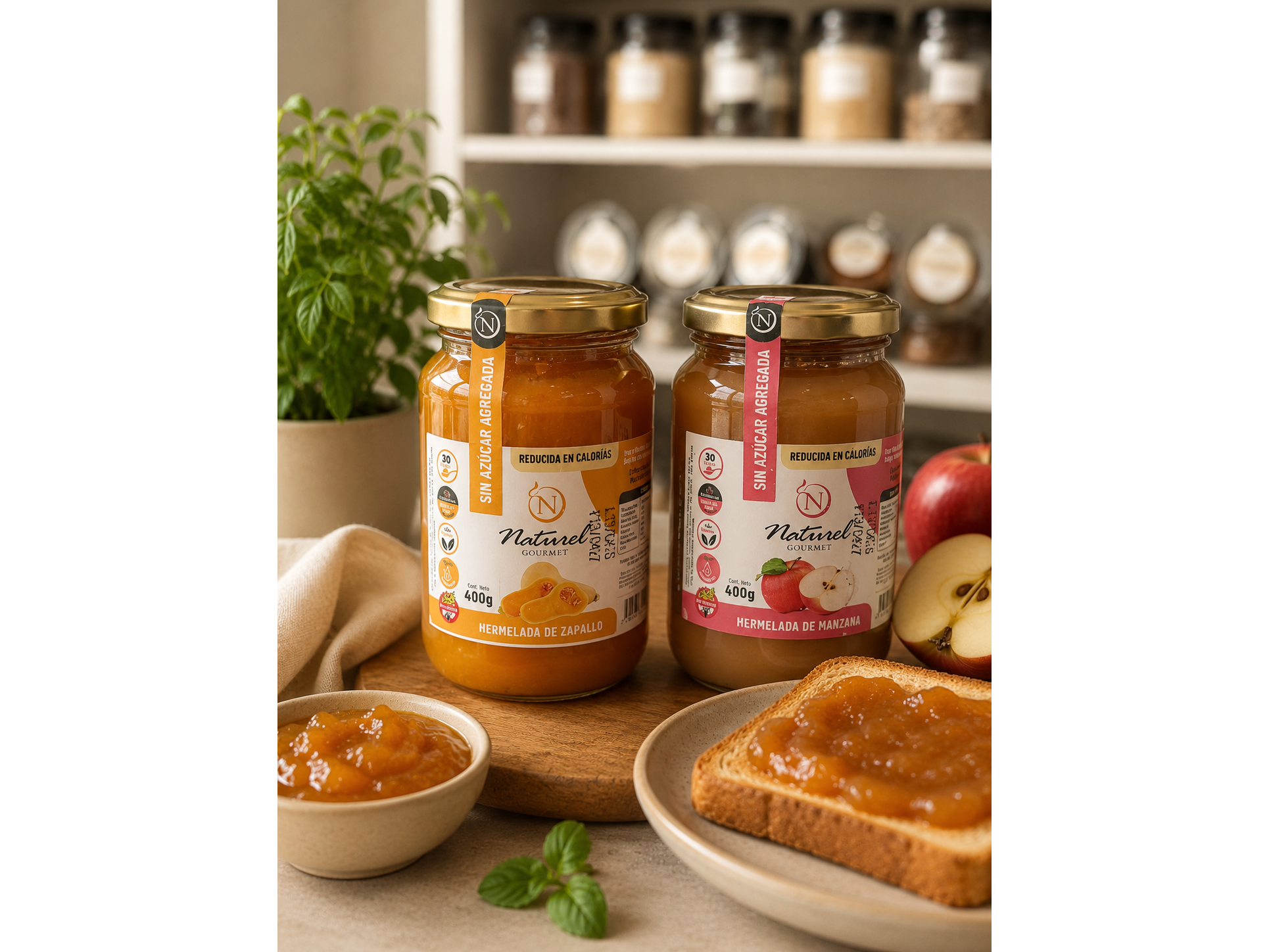 MERMELADA NATUREL x 400 GRS.