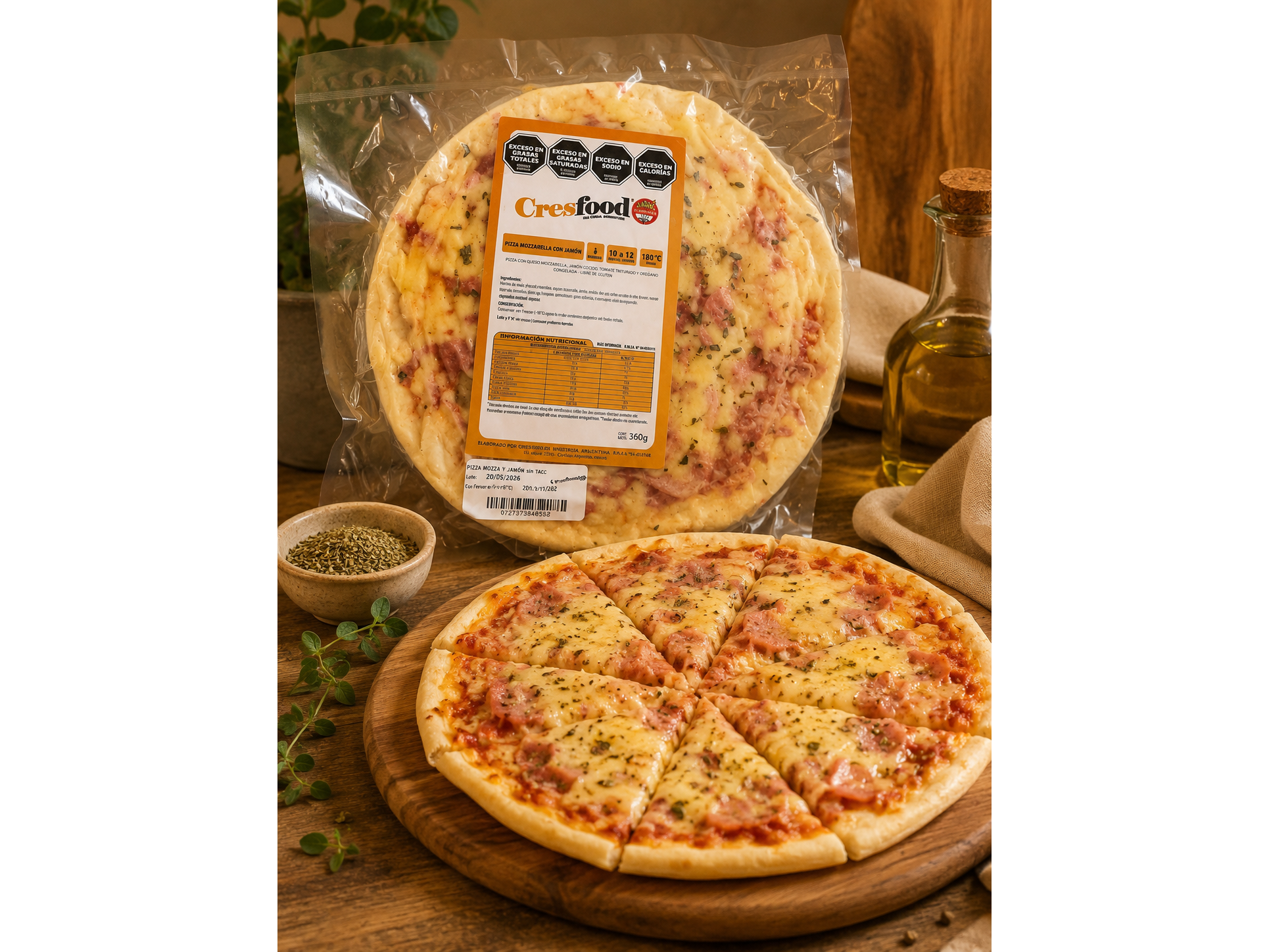 Pizza Sin TACC CRESFOOD