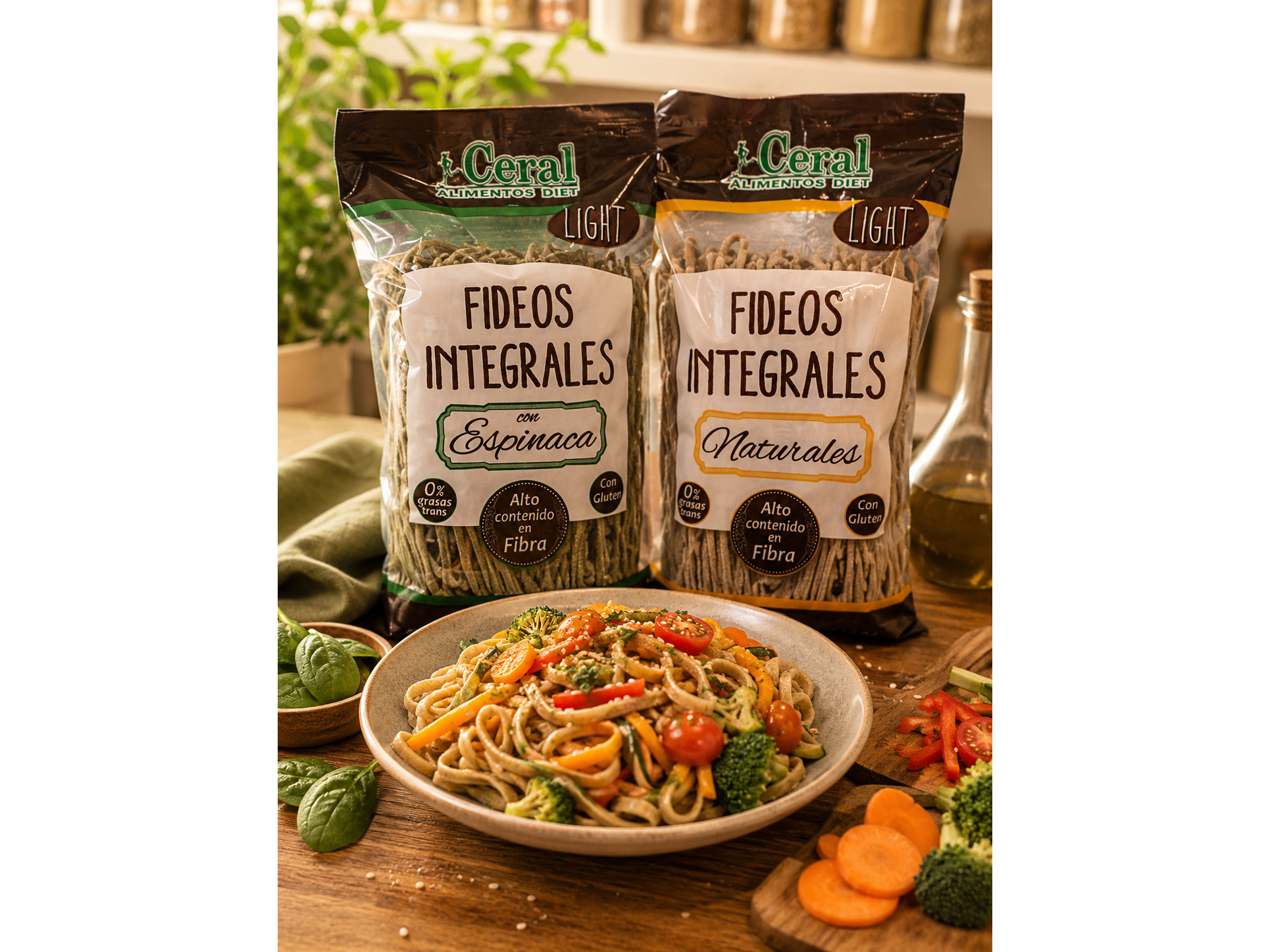FIDEOS INTEGRALES x 300 grs.