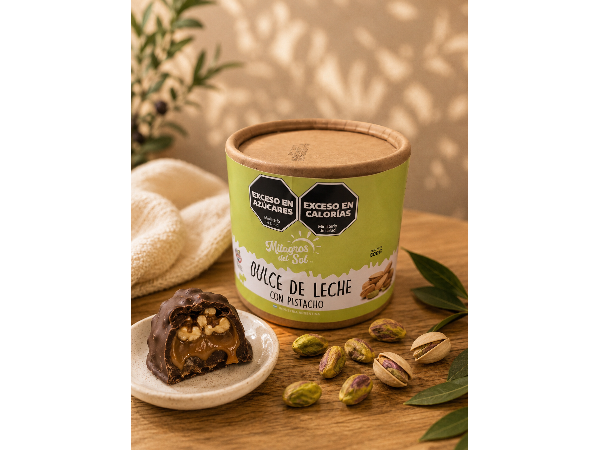Dulce de leche con PISTACHO