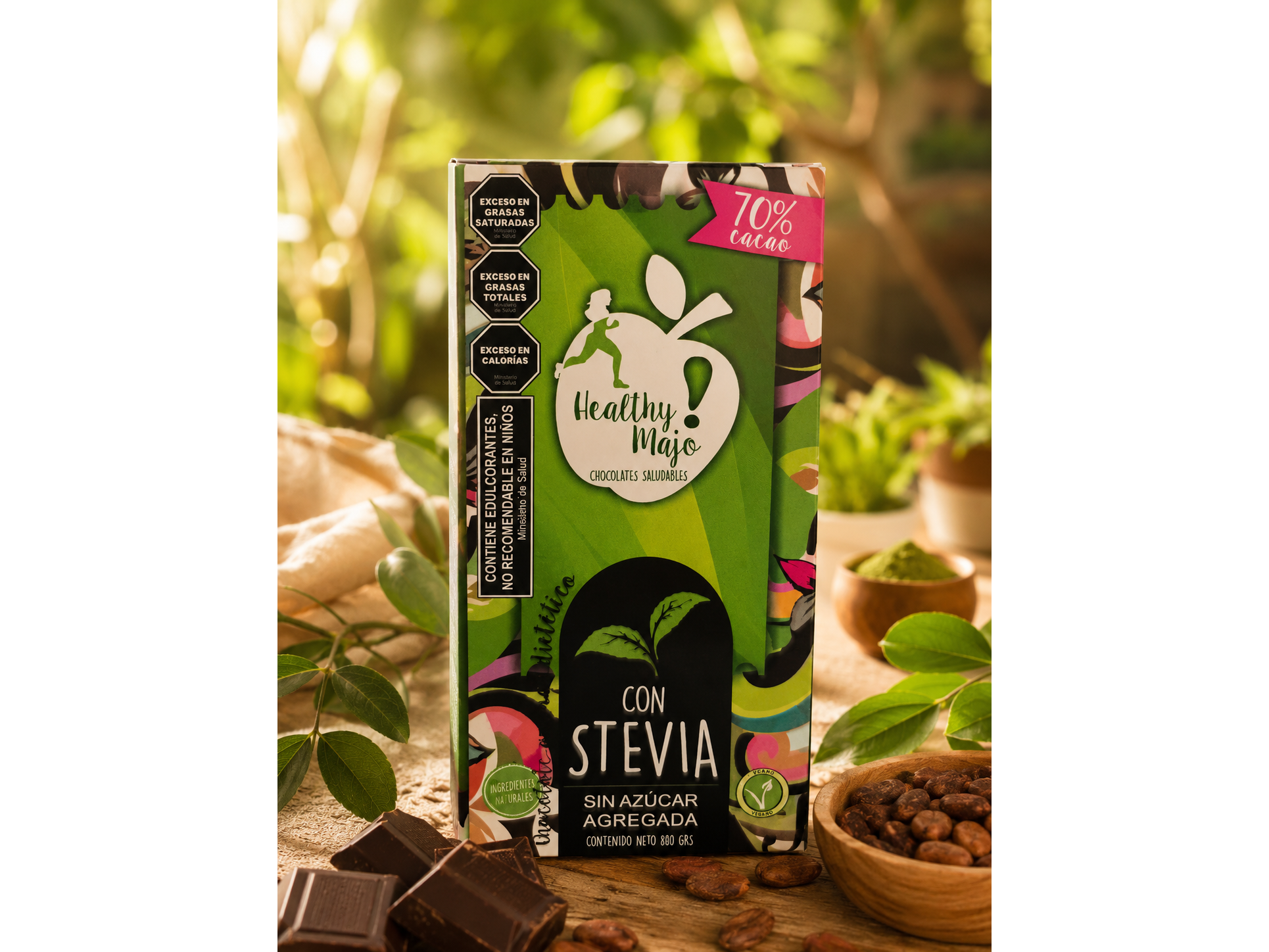 Chocolate HEALTHY MAJO x 100 grs.