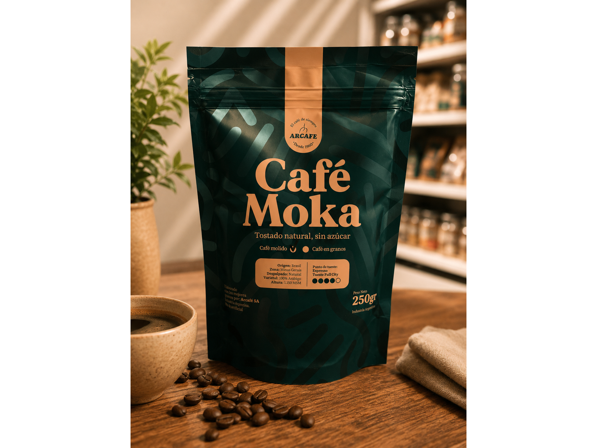 CAFÉ ARCAFE SIN AZUCAR