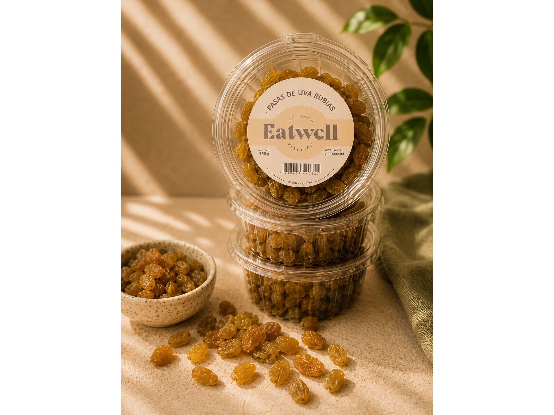 Pasas de uva rubias EATWELL
