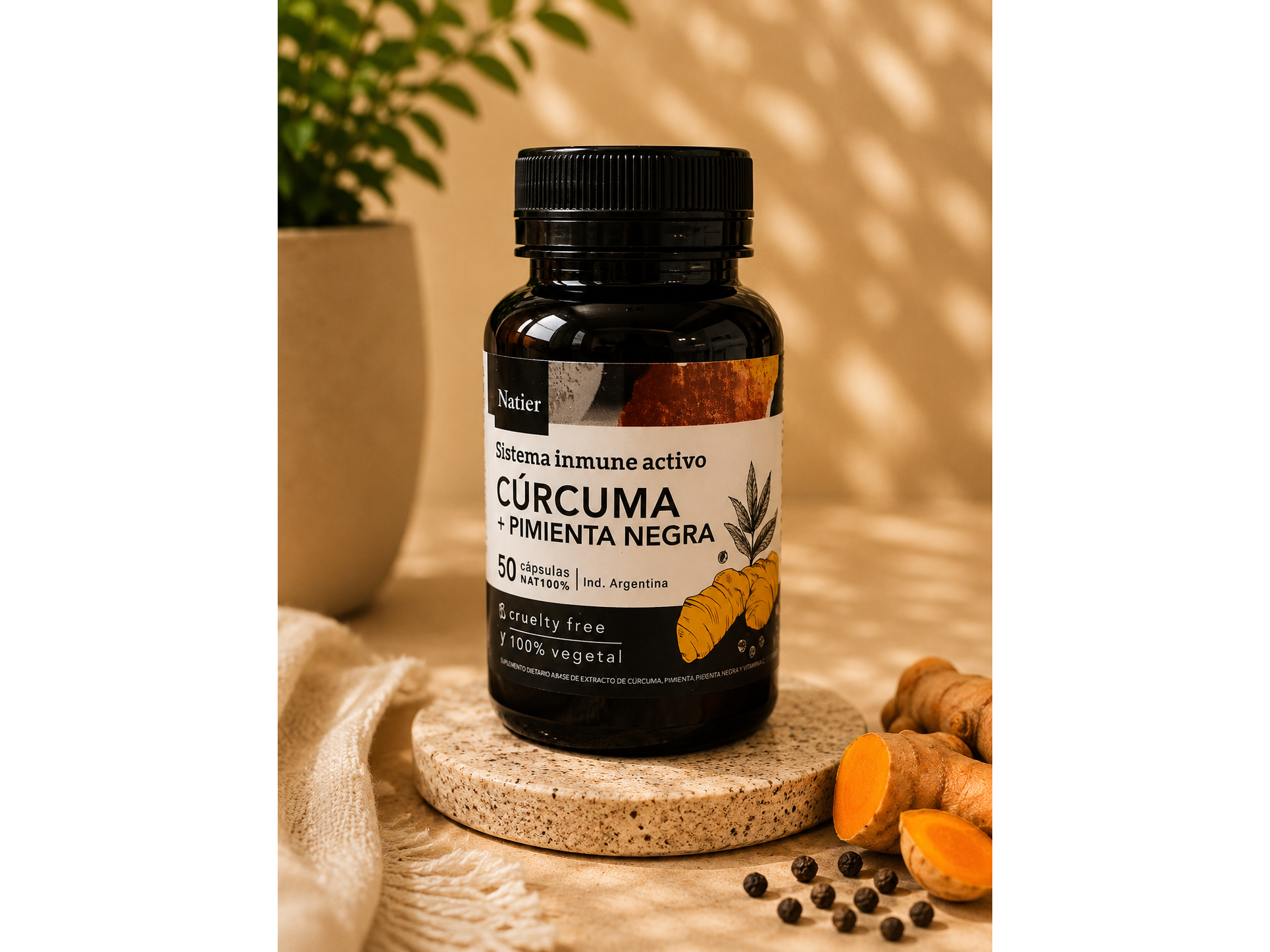CURCUMA + PIMIENTA NEGRA NATIER