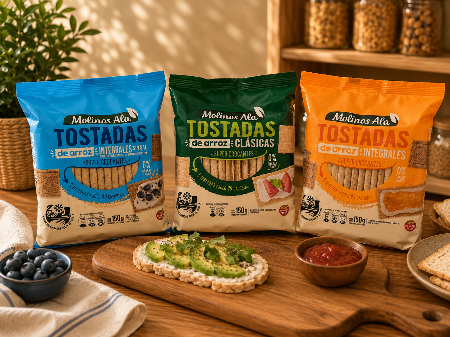 Tostadas de arroz MOLINOS  ALA