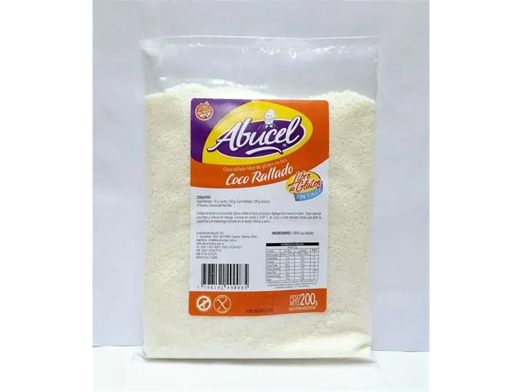 Abucel -Coco Rallado x 200 gr