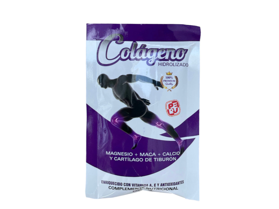 COLAGENO + MACA + MAGNESIO + CARTILAGO DE TIBURON X 90 GRS
