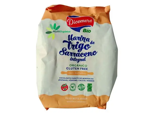 DICOMERE HARRINA DE TRIGO SERRACENO INTEGRAL X 450 GR