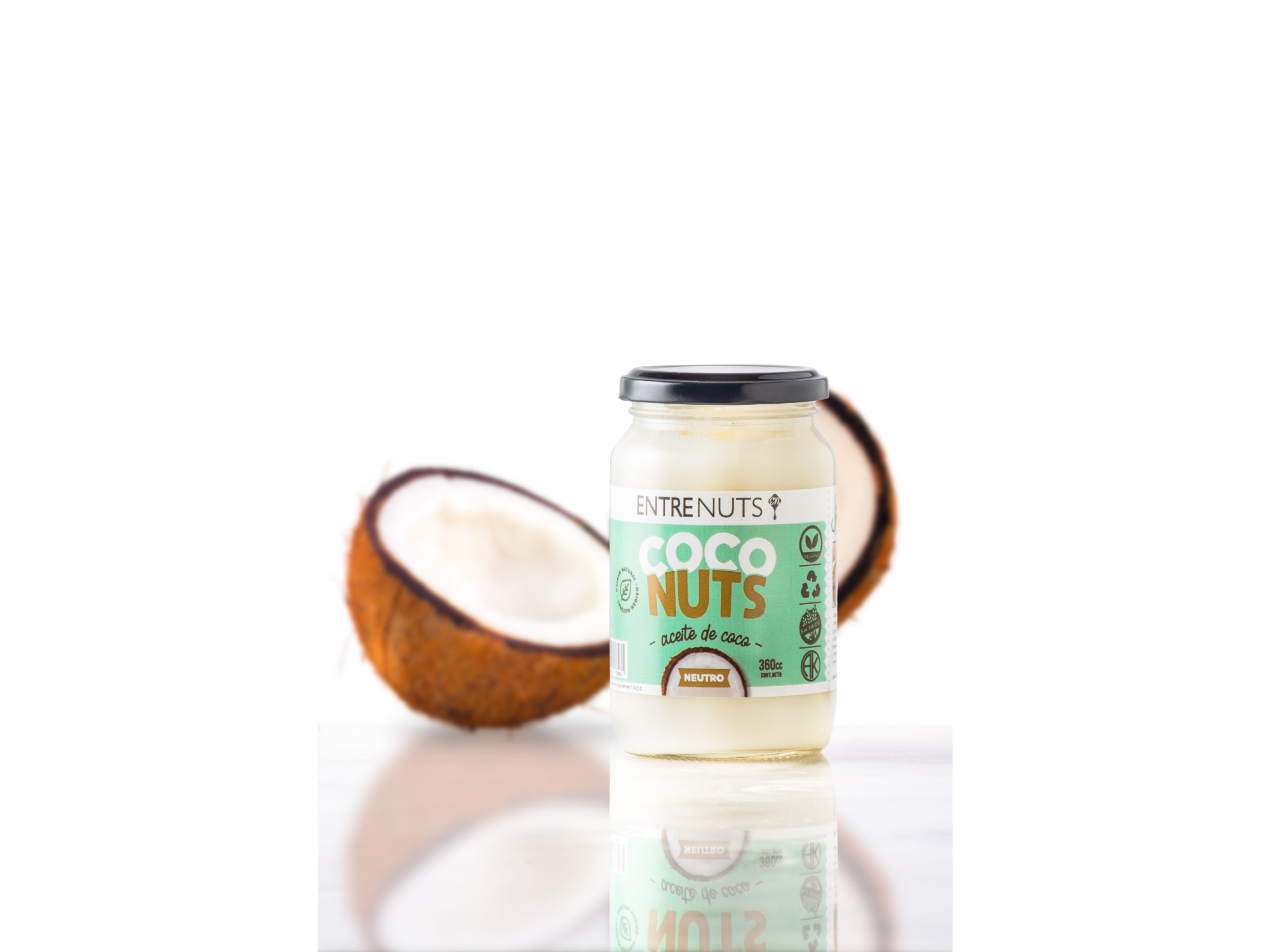 Aceite de coco  x 1000 cc  ENTRENUTS