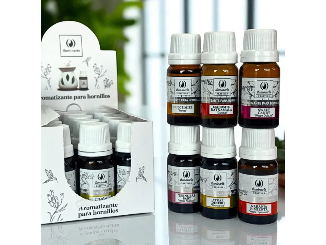 Esencias para Hornillo ( Frascos x 10 ML)