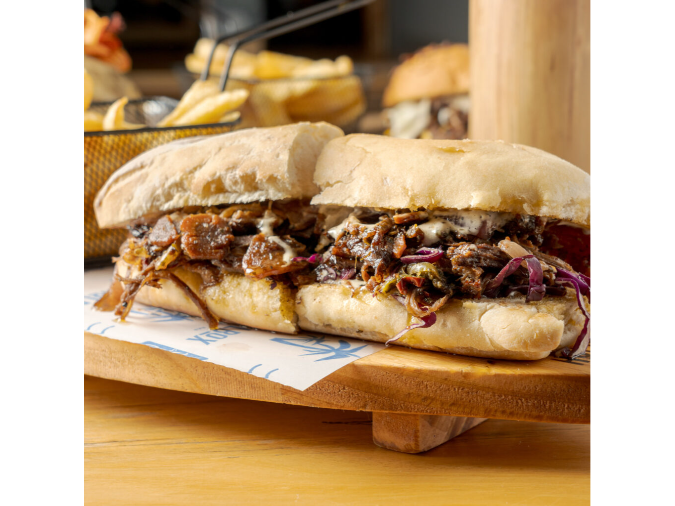 Sandiwich de ternera braseada