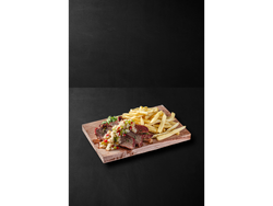 Tapa de asado + fritas + salsa criolla