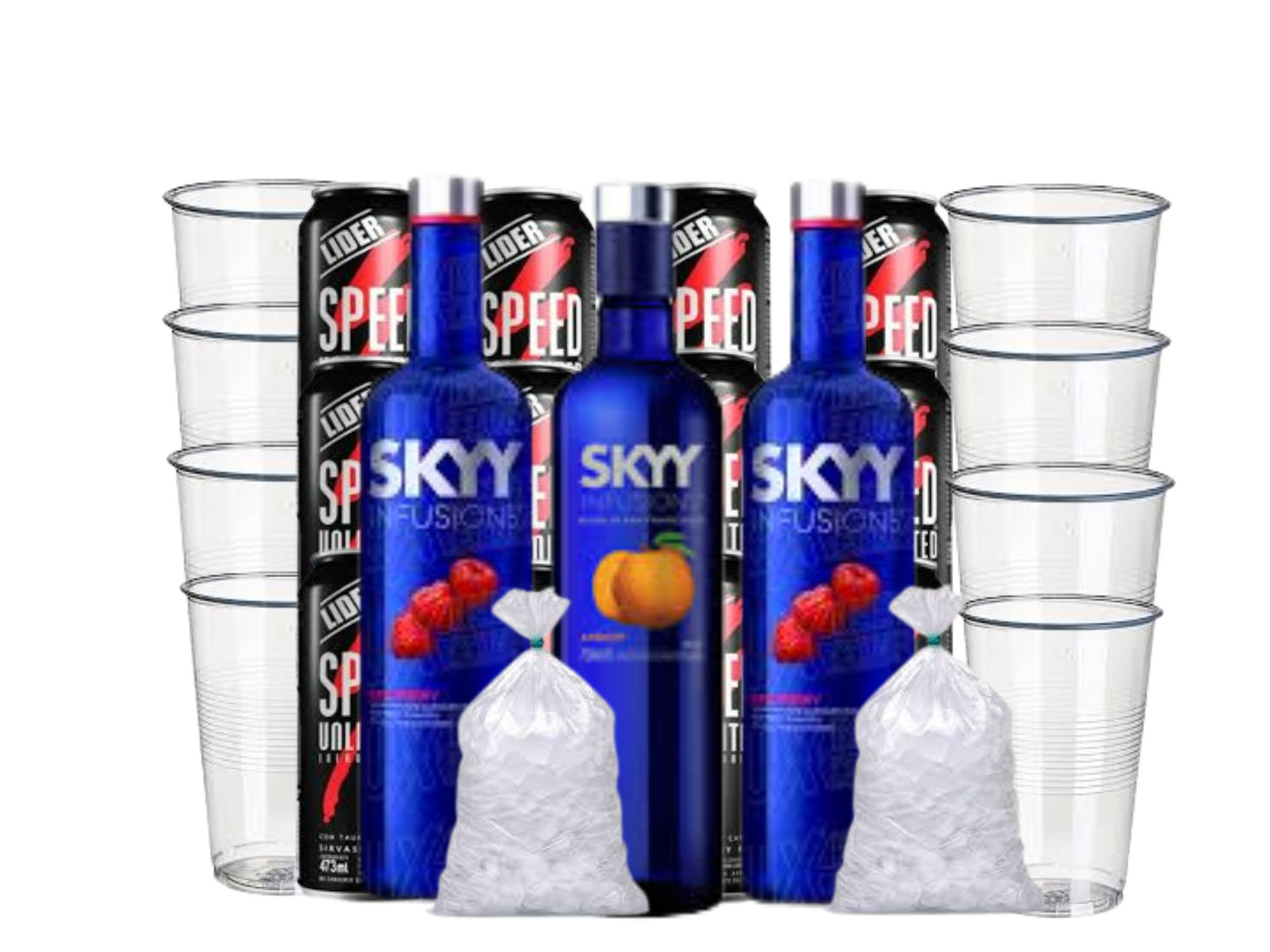 3 SKYY SABORIZADO + 12 SPEED 473 CC