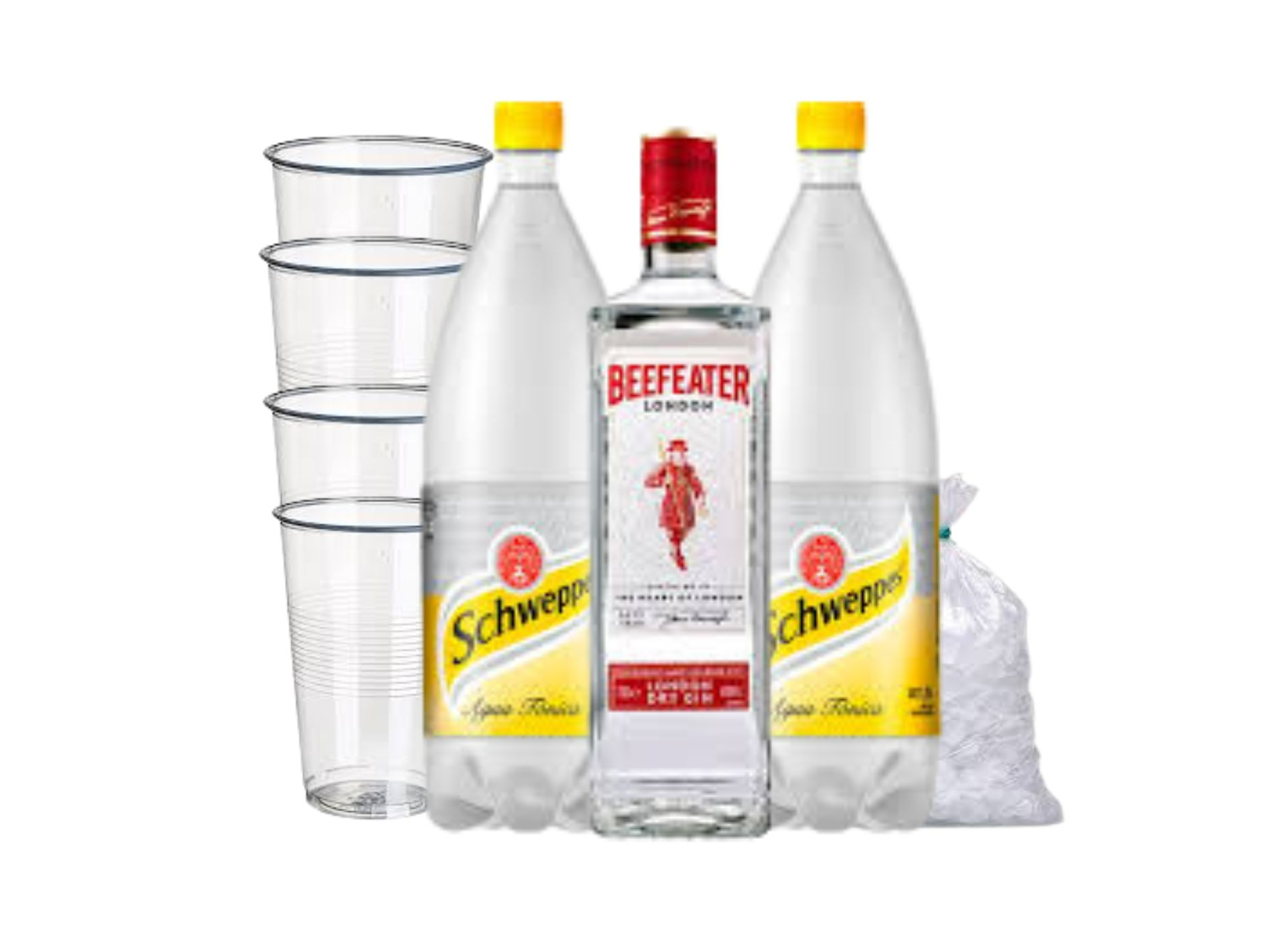 BEEFEETER  + 2 SCHWEPPES