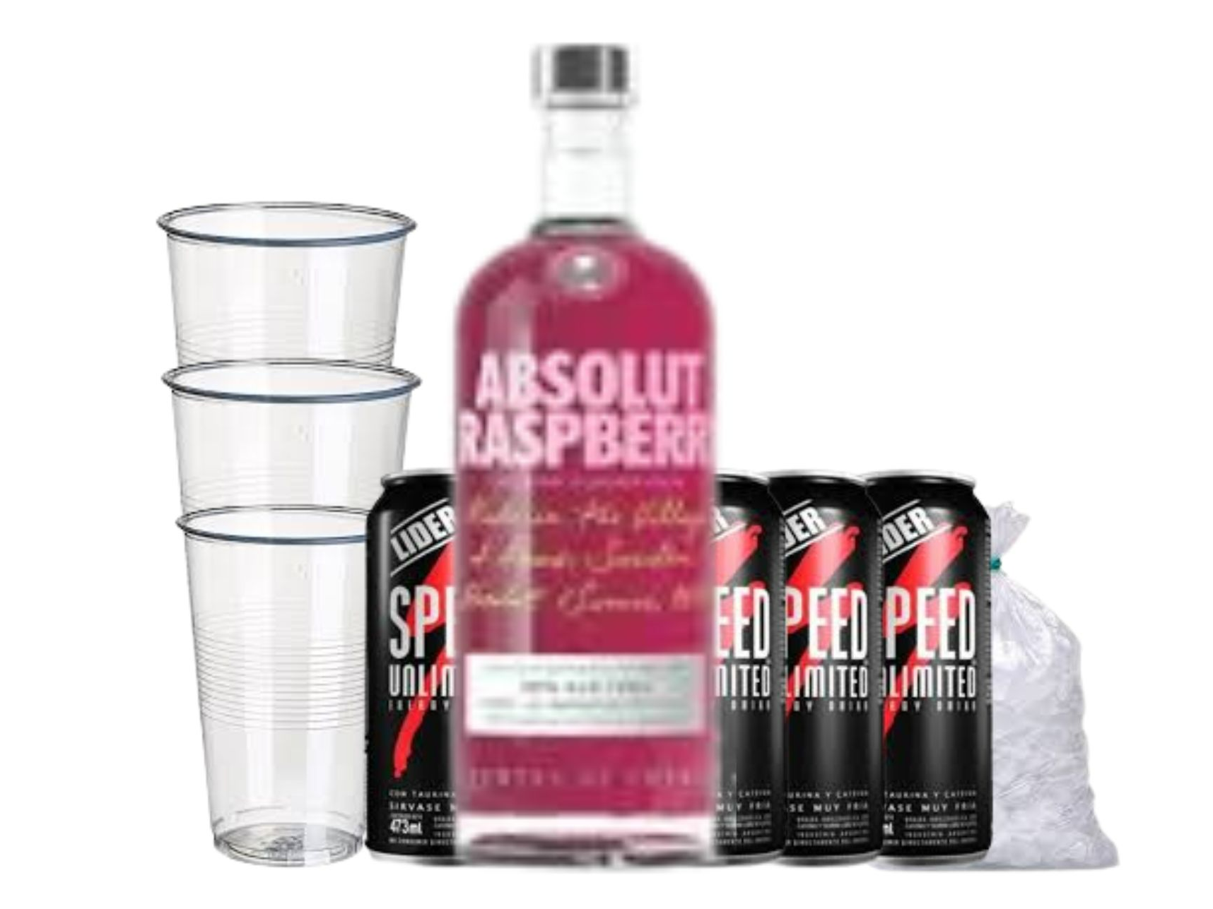 1 ABSOLUT BERRY + 4 SPEED 473 CC